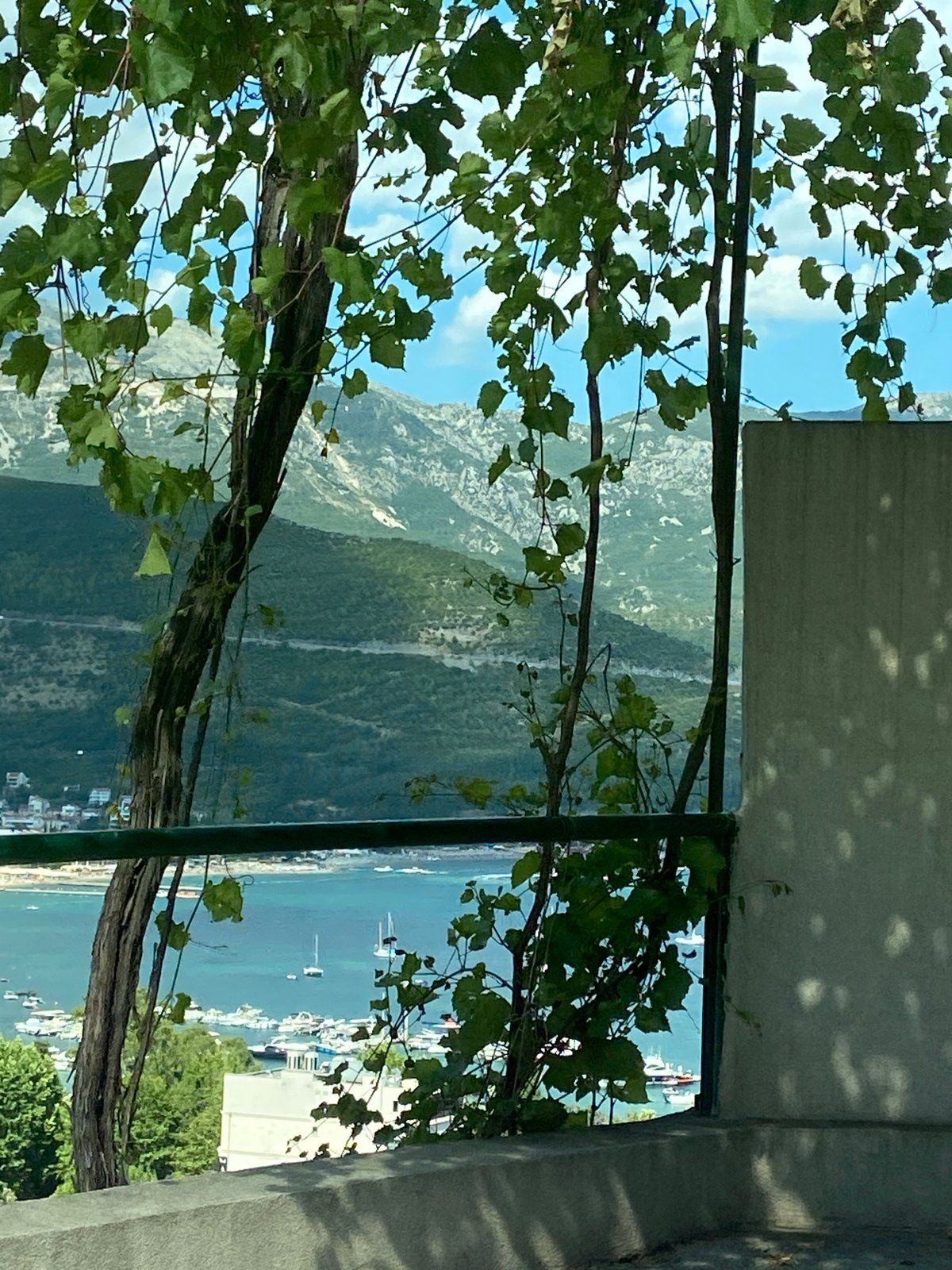 Afternoon street and coastal scenes around Budva, Montenegro