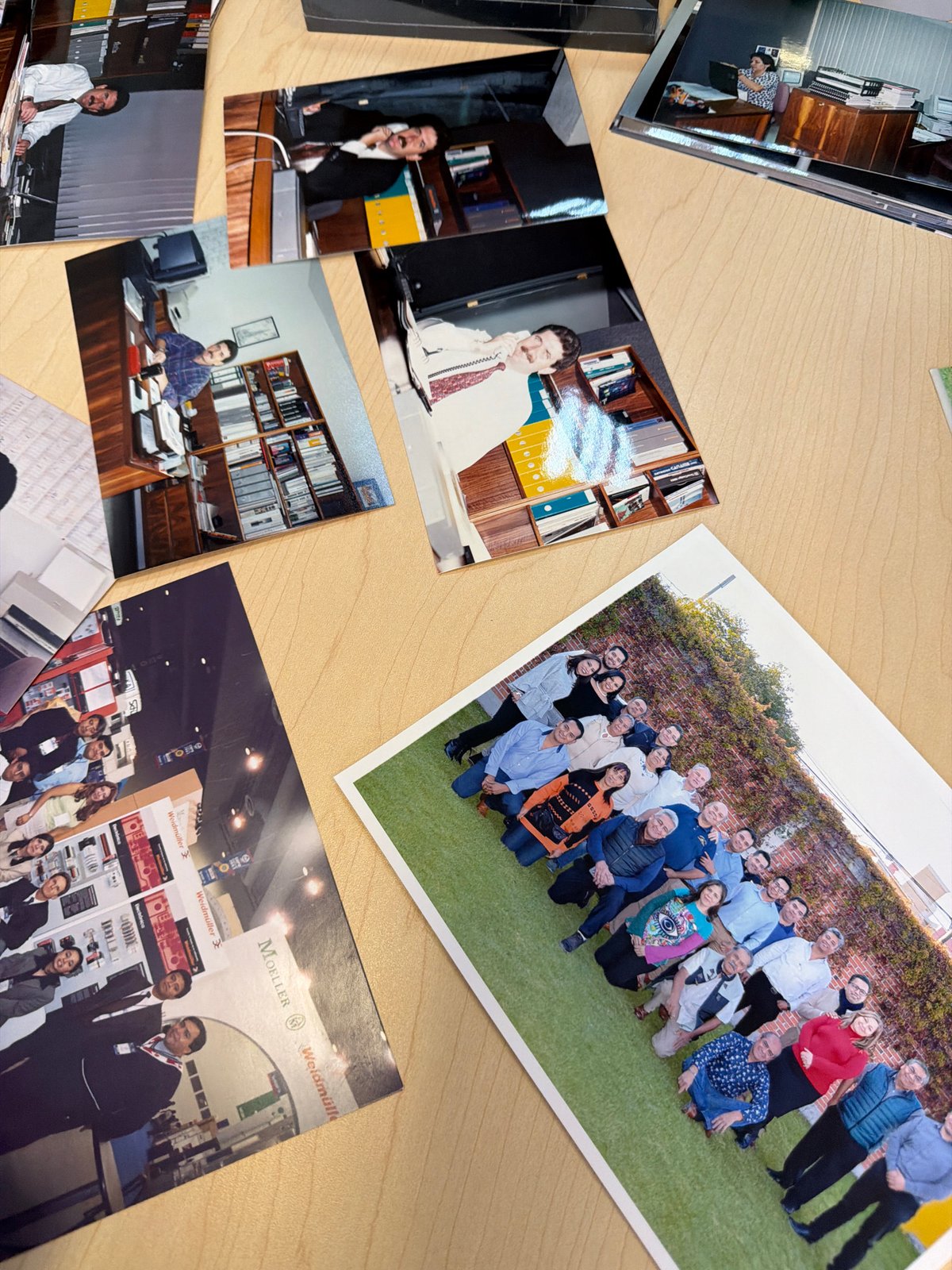 Photo collection featuring mustached man documented in Puebla