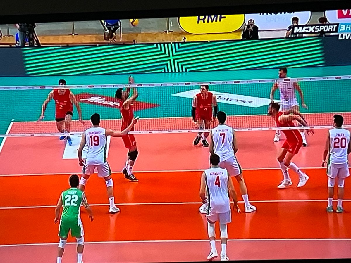 Volleyball match underway in Gabrovo, Bulgaria
