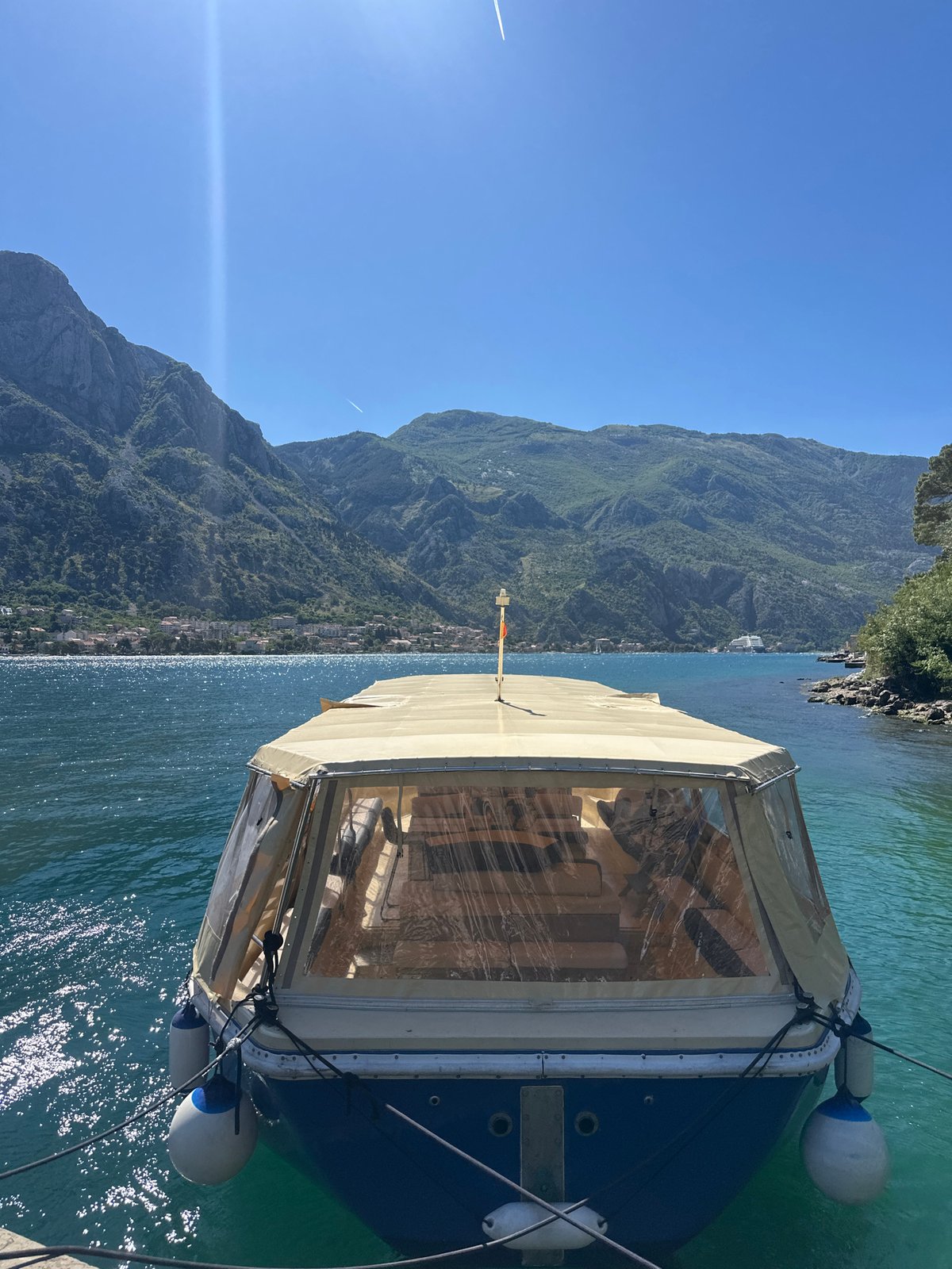 Morning scenes captured along Montenegro's Bay of Kotor