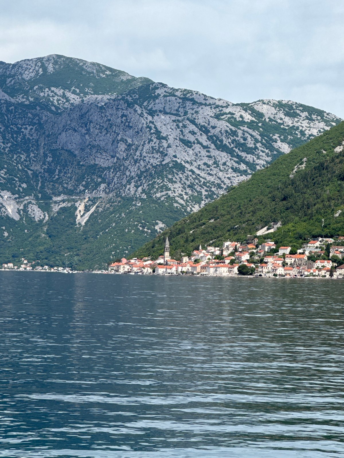 Morning scenes captured in Prčanj, Montenegro along Bay of Kotor
