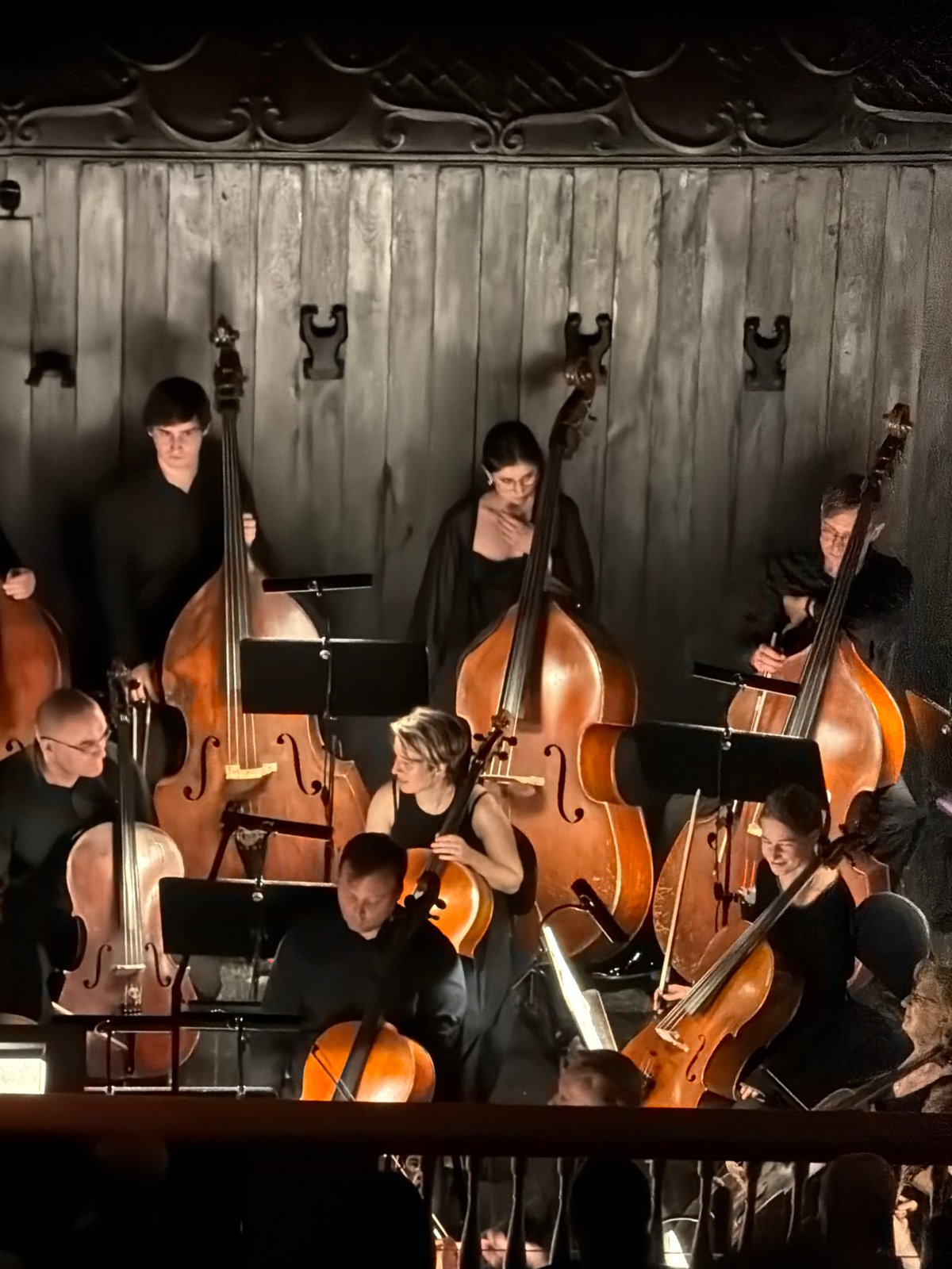 Orchestra performing live at a Saint Petersburg opera house
