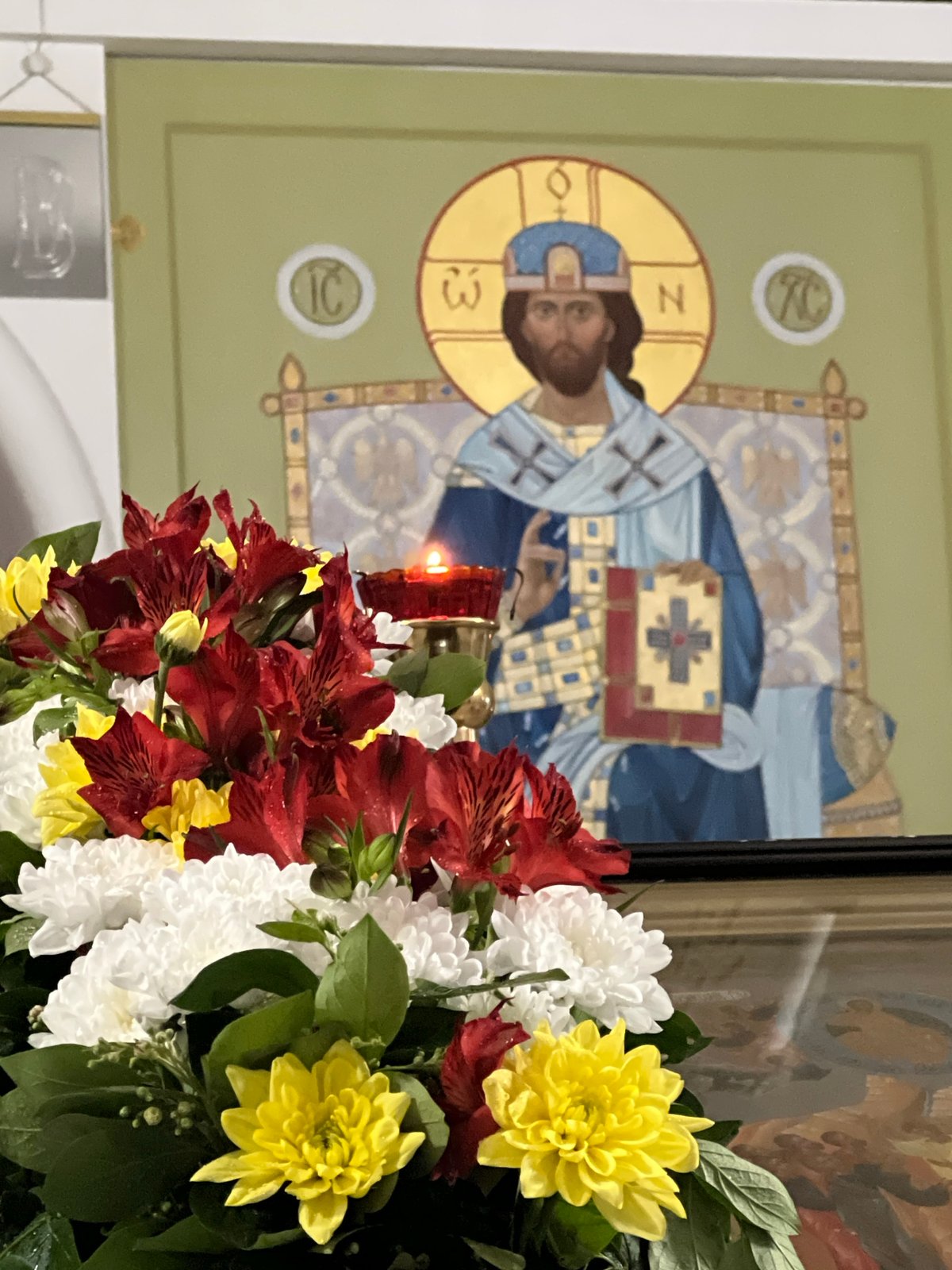 Church visit and selfies documented in Khimki, Russia