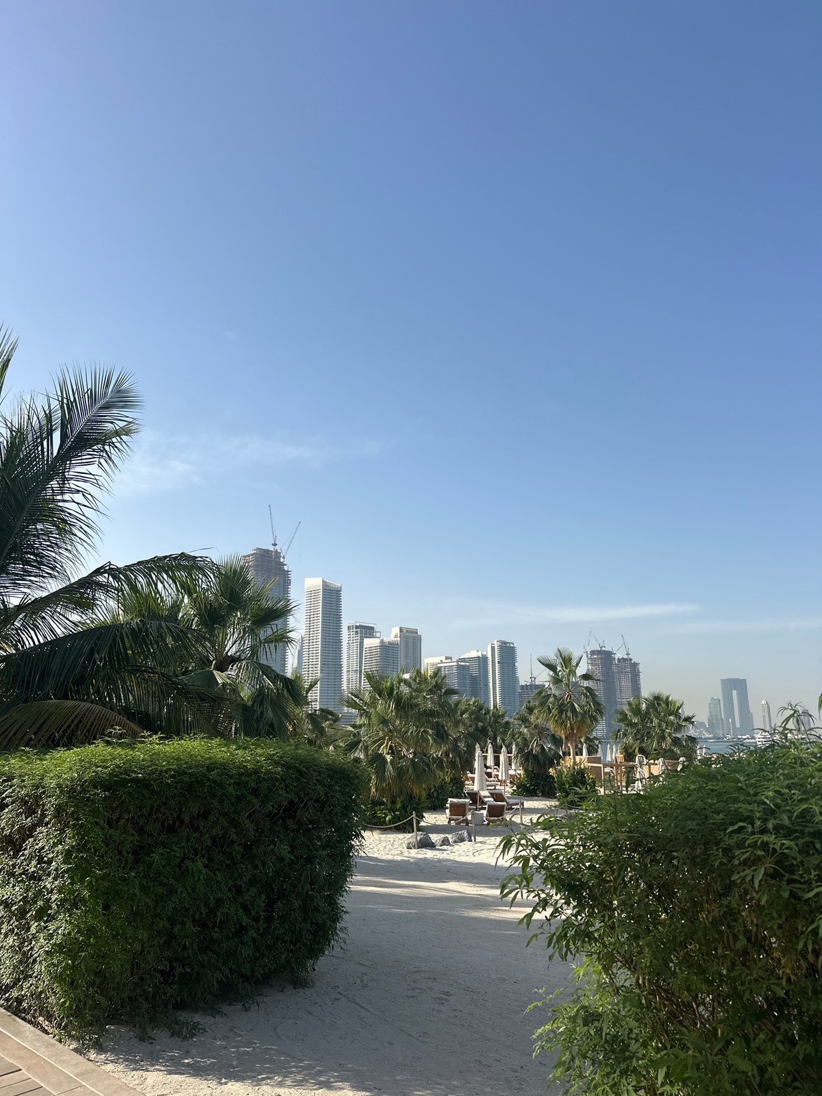 Early morning scenes captured around Dubai's JBR waterfront area