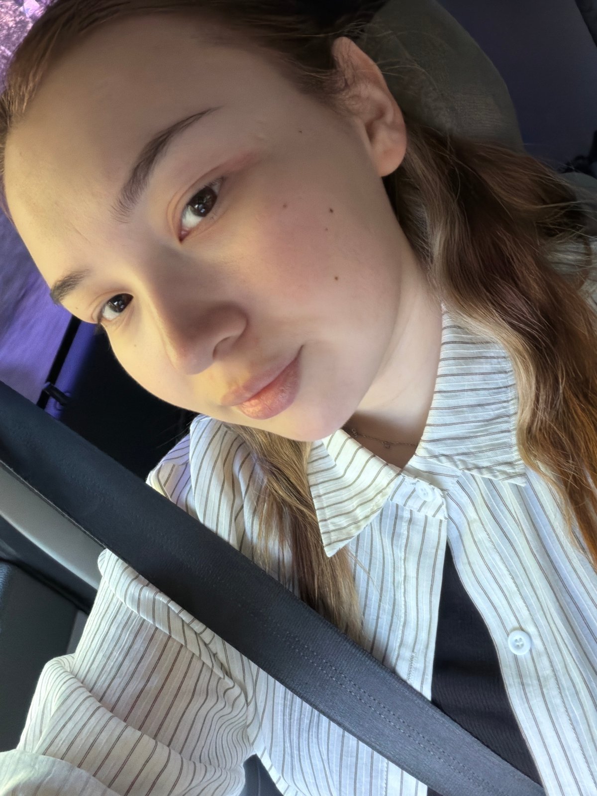 Early morning car journey documented in Chaikovsky, Russia