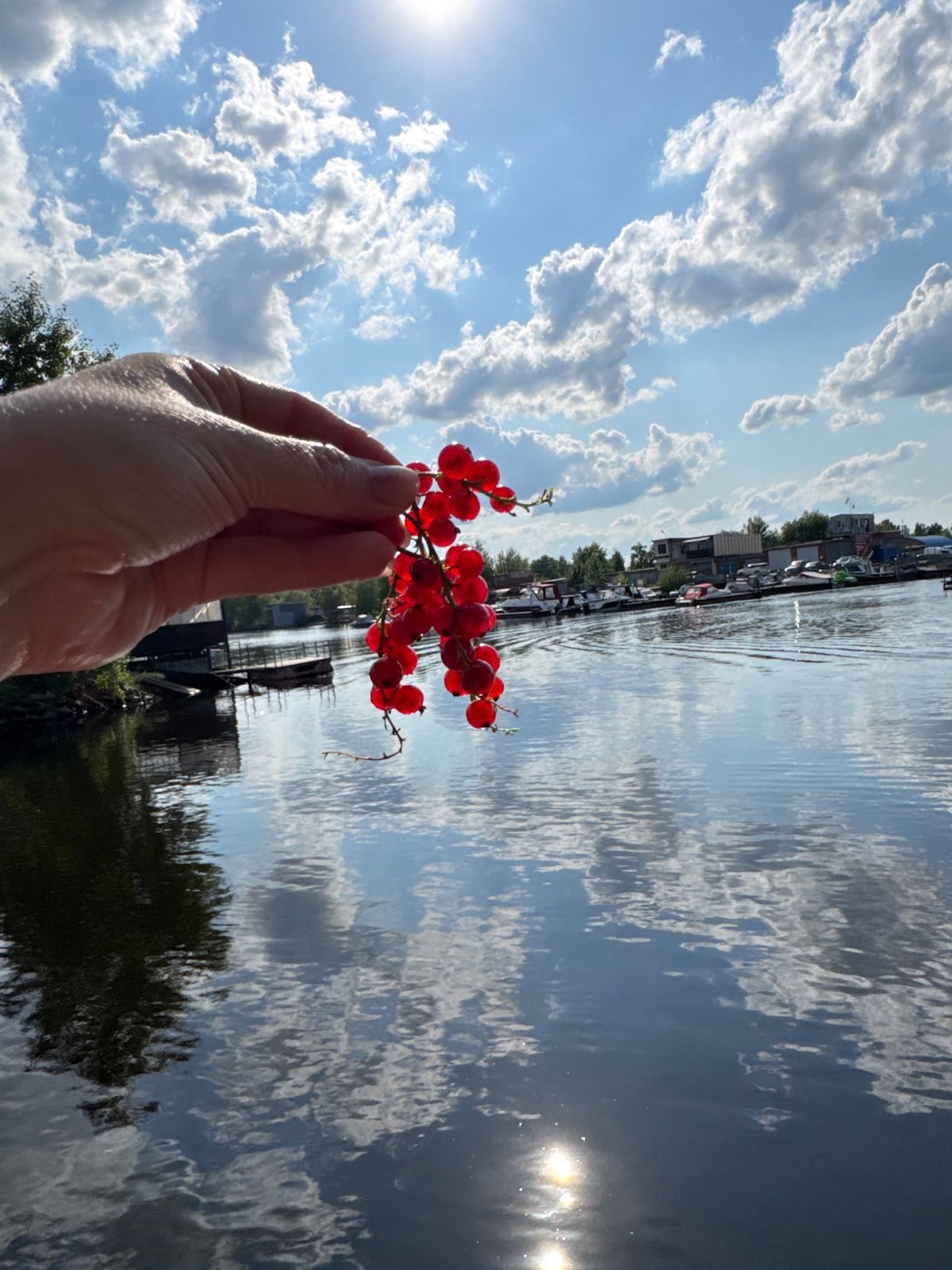 Summer afternoon along the Kama River in Chaikovsky, Russia