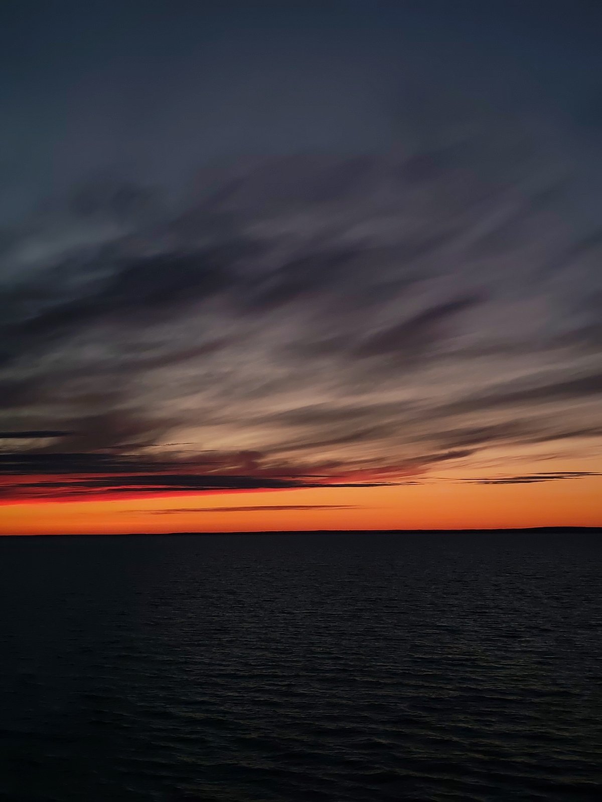 Dramatic sunset observed over Russian waters June 3rd