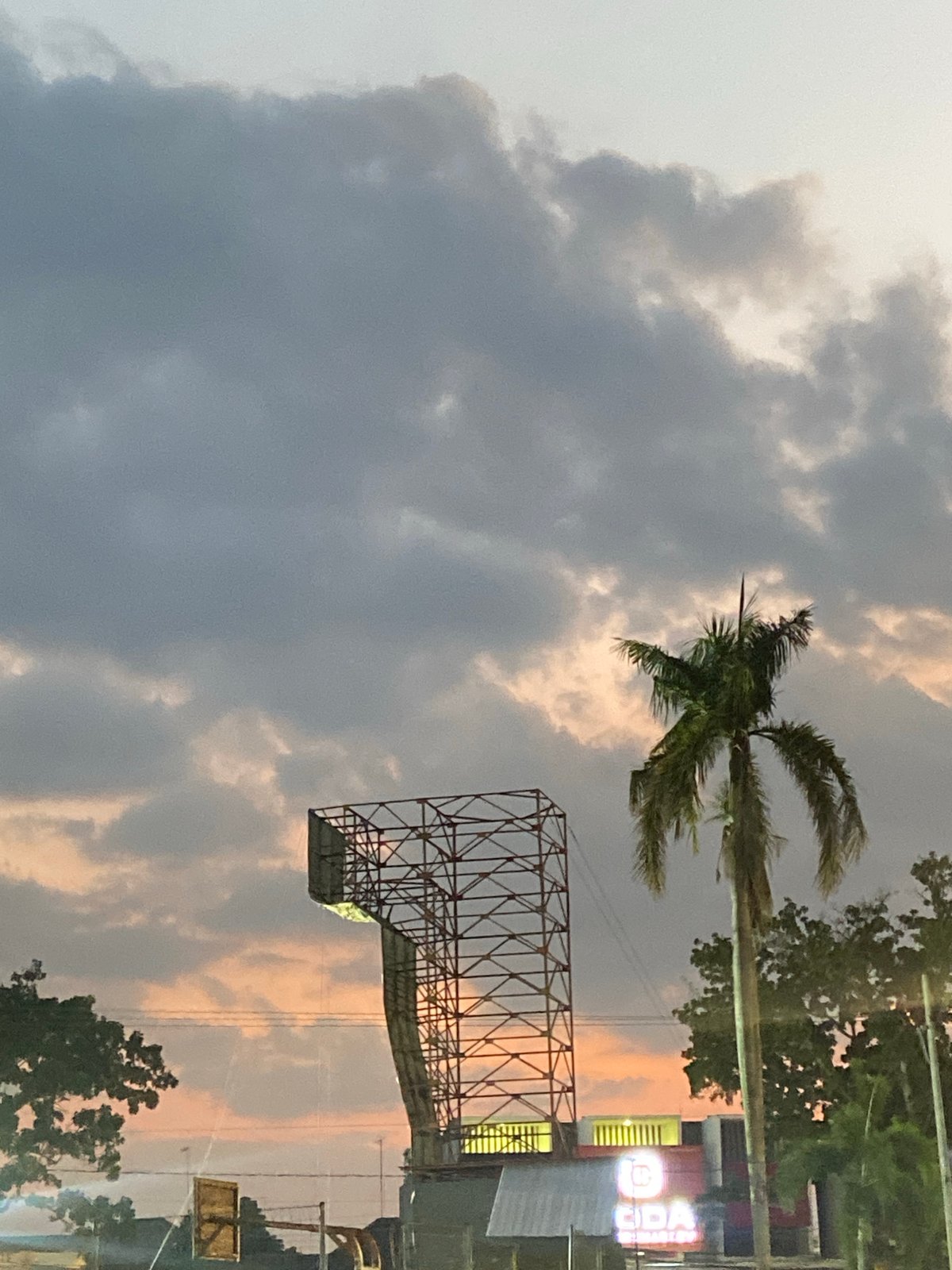 Dusk settles over Kecamatan Pati streets and food stalls