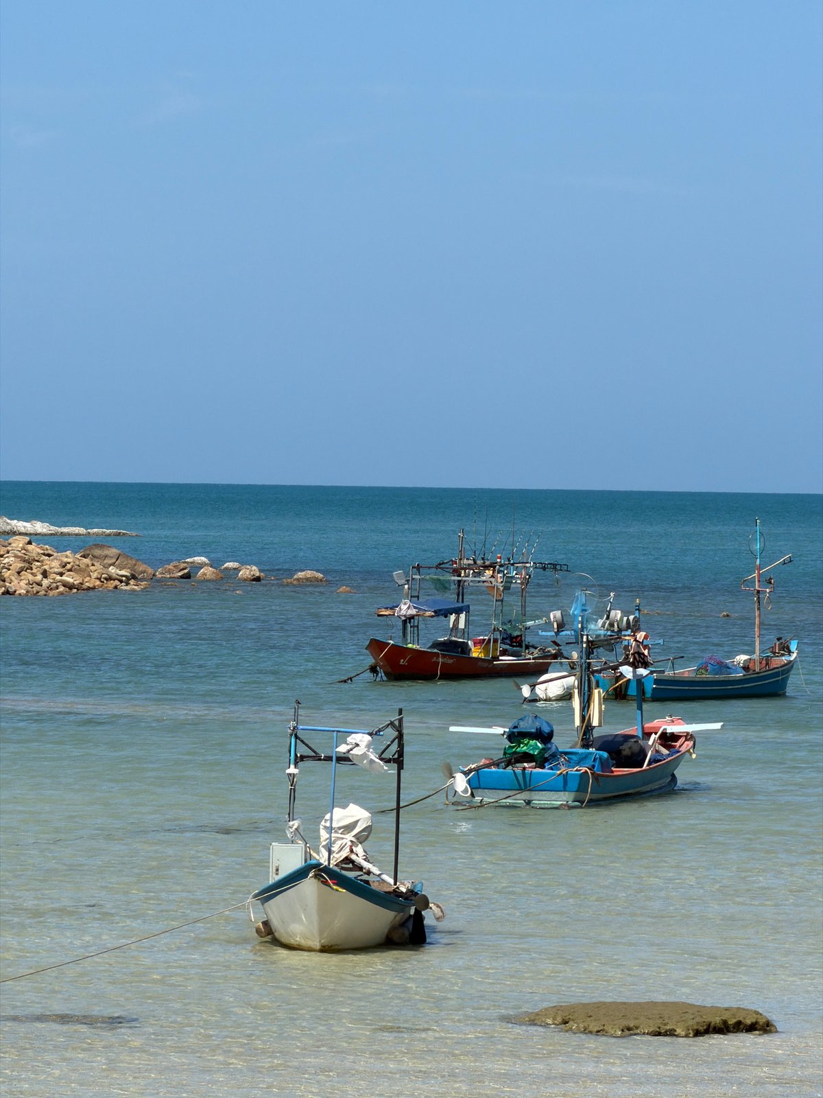 Lazy beach morning on the shores of Koh Samui