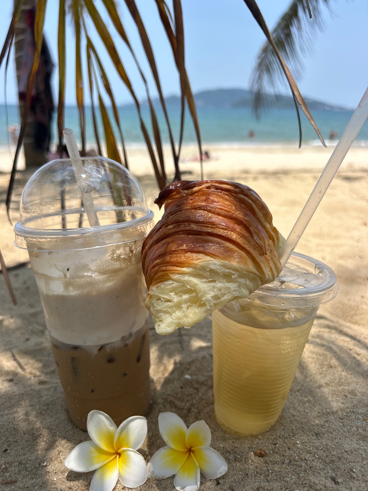 Early morning beach refreshments captured in Nha Trang