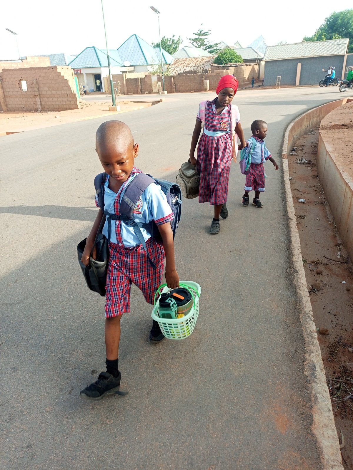 Morning routines documented in Tempure, Nigeria streets