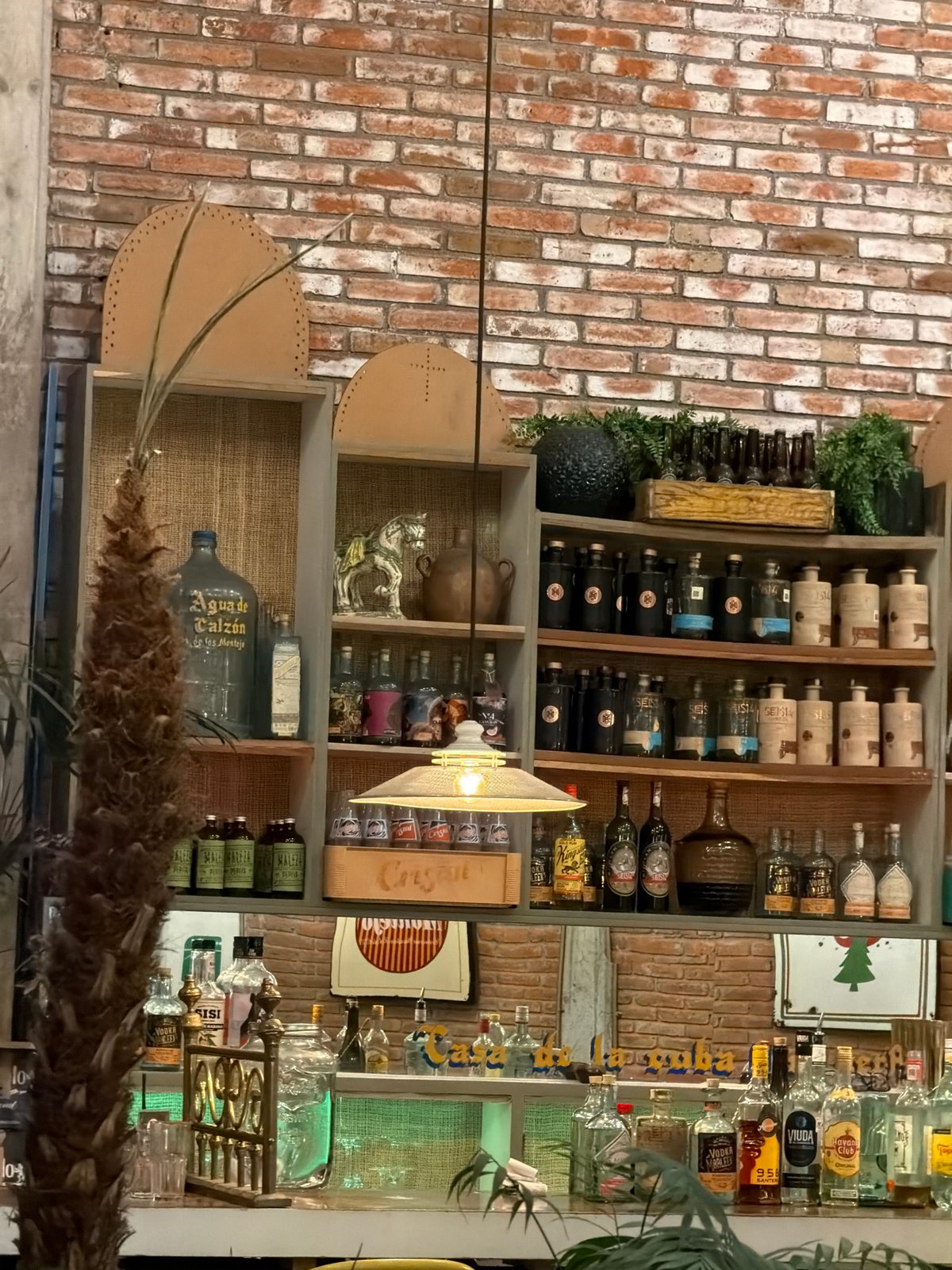 Rustic bar interior documented in San Andrés Cholula