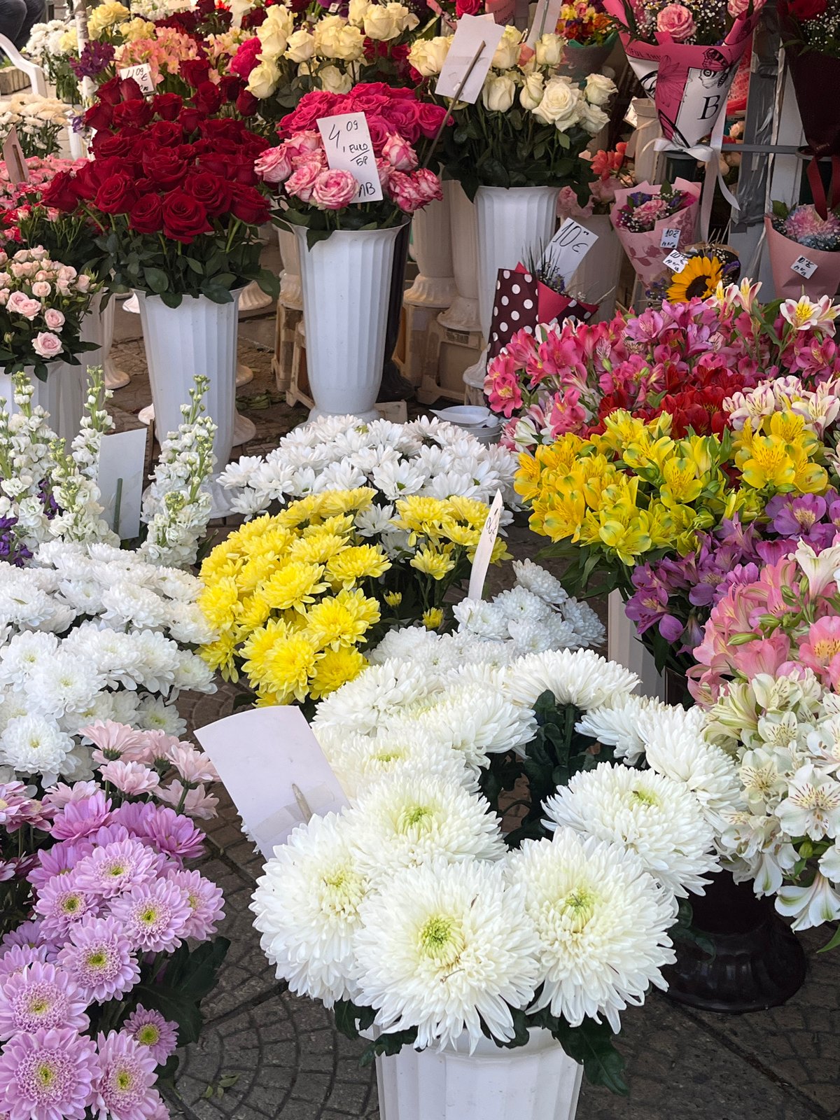 Spring scenes captured in Varna: flower shops, golden domes