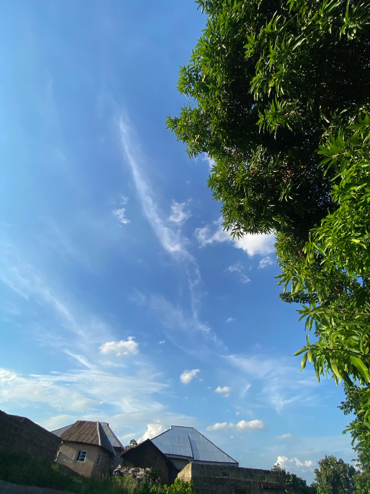 Sky view documented in Igbarra, Nigeria