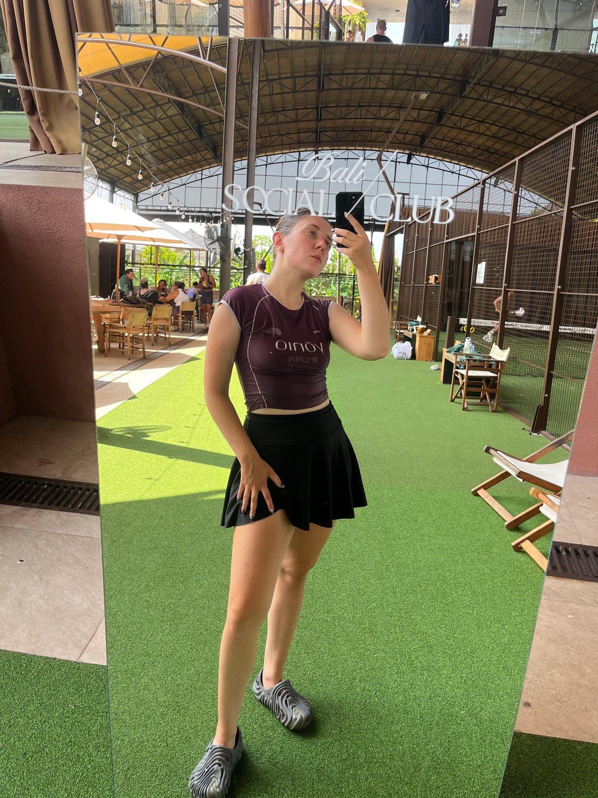 Morning recreational activities documented at Bali Social Club, North Kuta