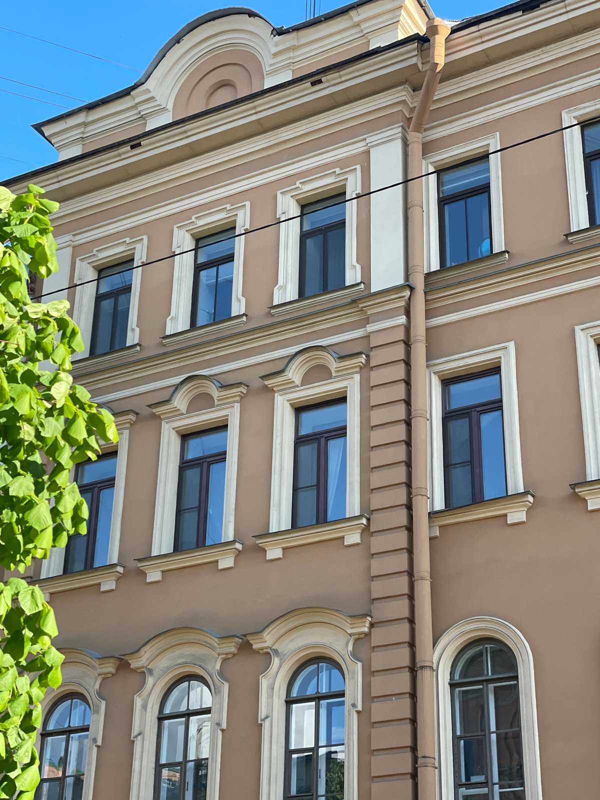 Building facades documented on Furstatskaya Street in Saint Petersburg