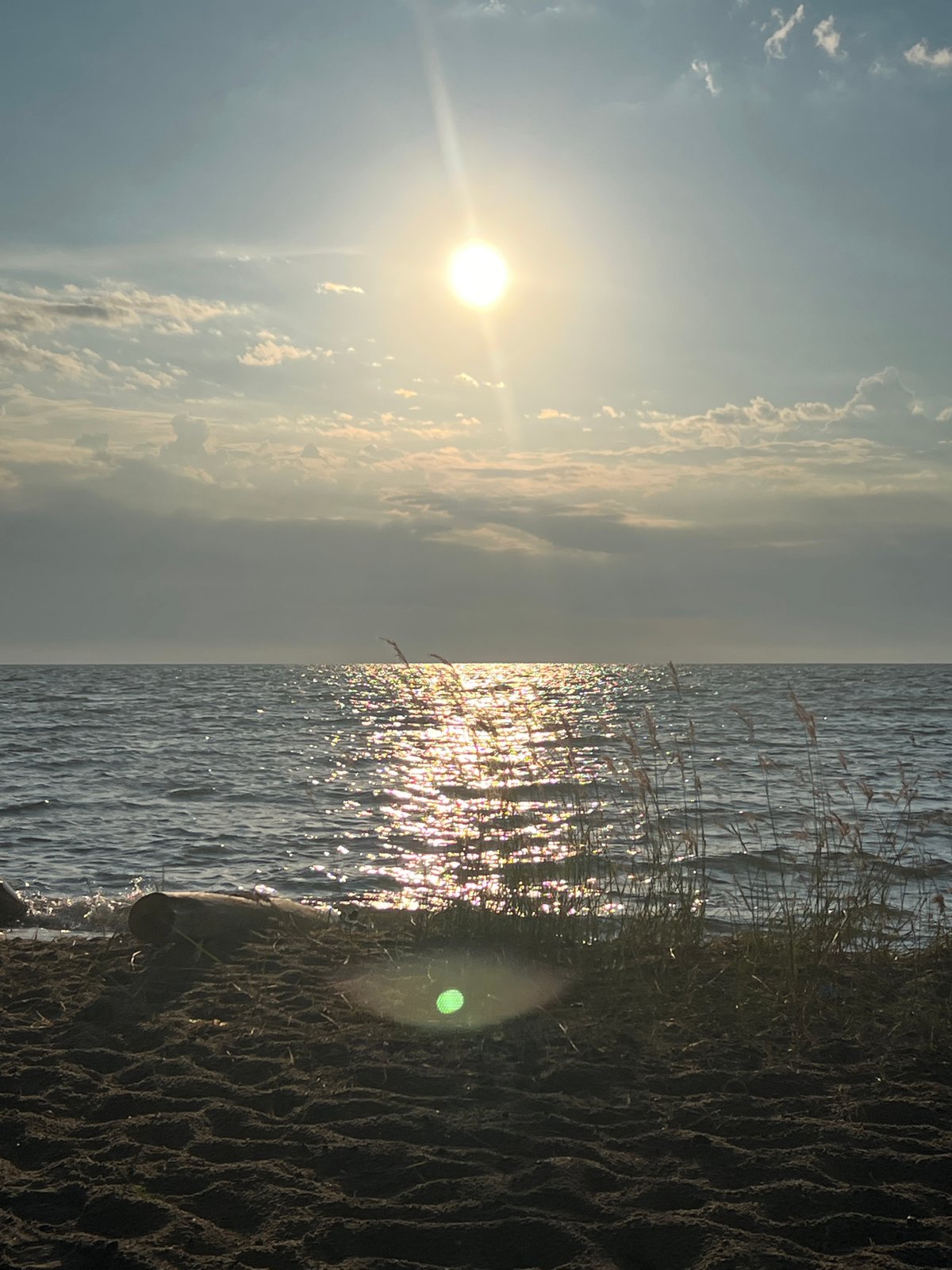 Quiet afternoon at the shores of Lake Borovoe, Russia