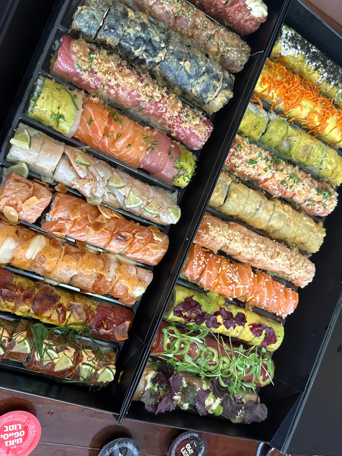 Sushi and wine at a laid-back Hof HaCarmel gathering