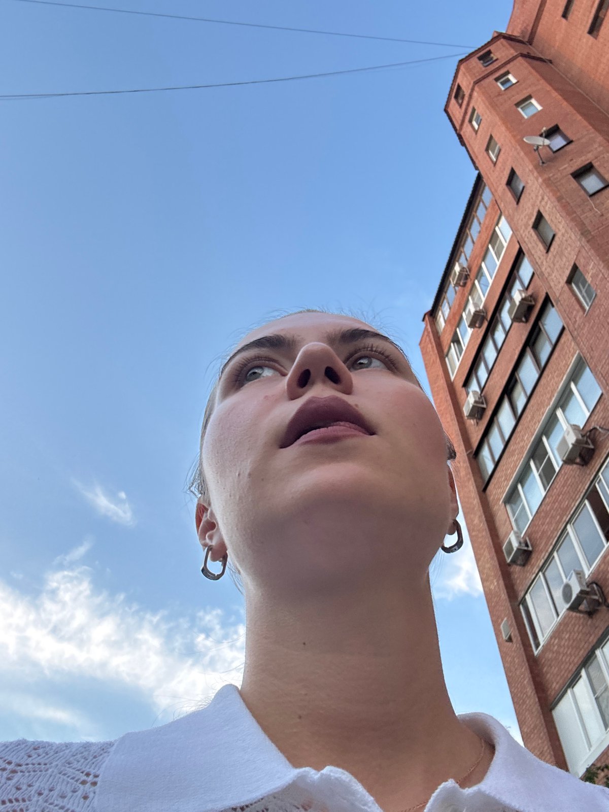 Selfies and street shots around a gold-domed Orthodox church
