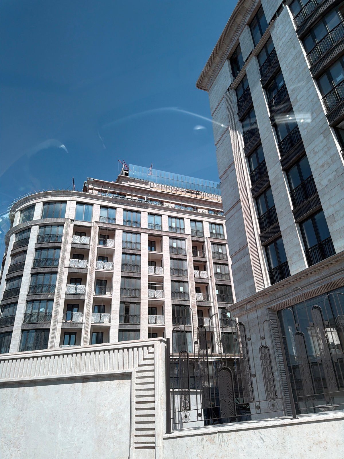 Morning drive through central Yerevan's architectural landmarks