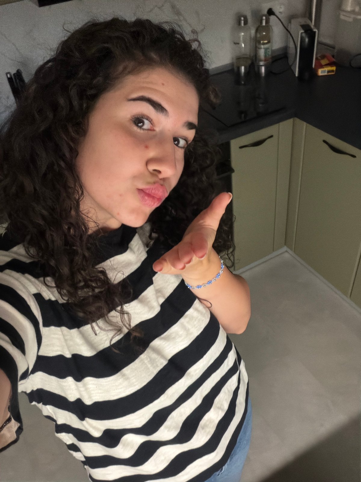 Kitchen selfies with an orange tabby in Sofia