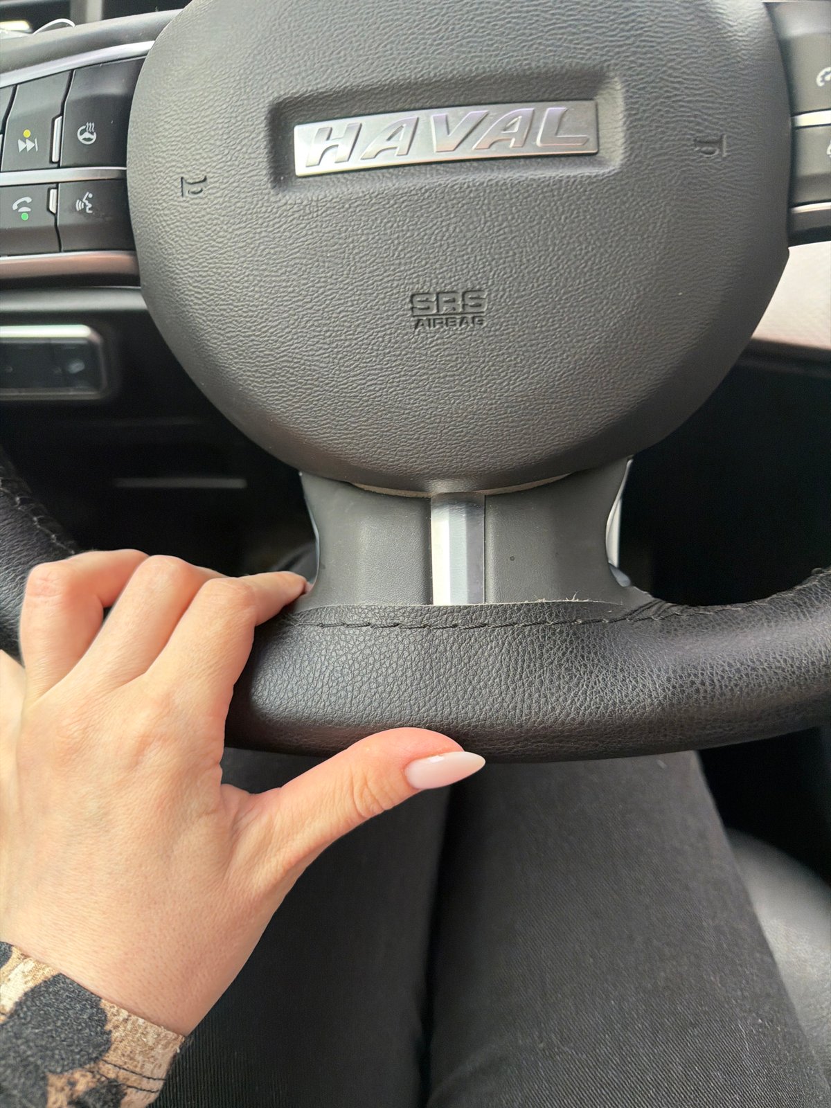Haval car interior documented by witness in Izhevsk