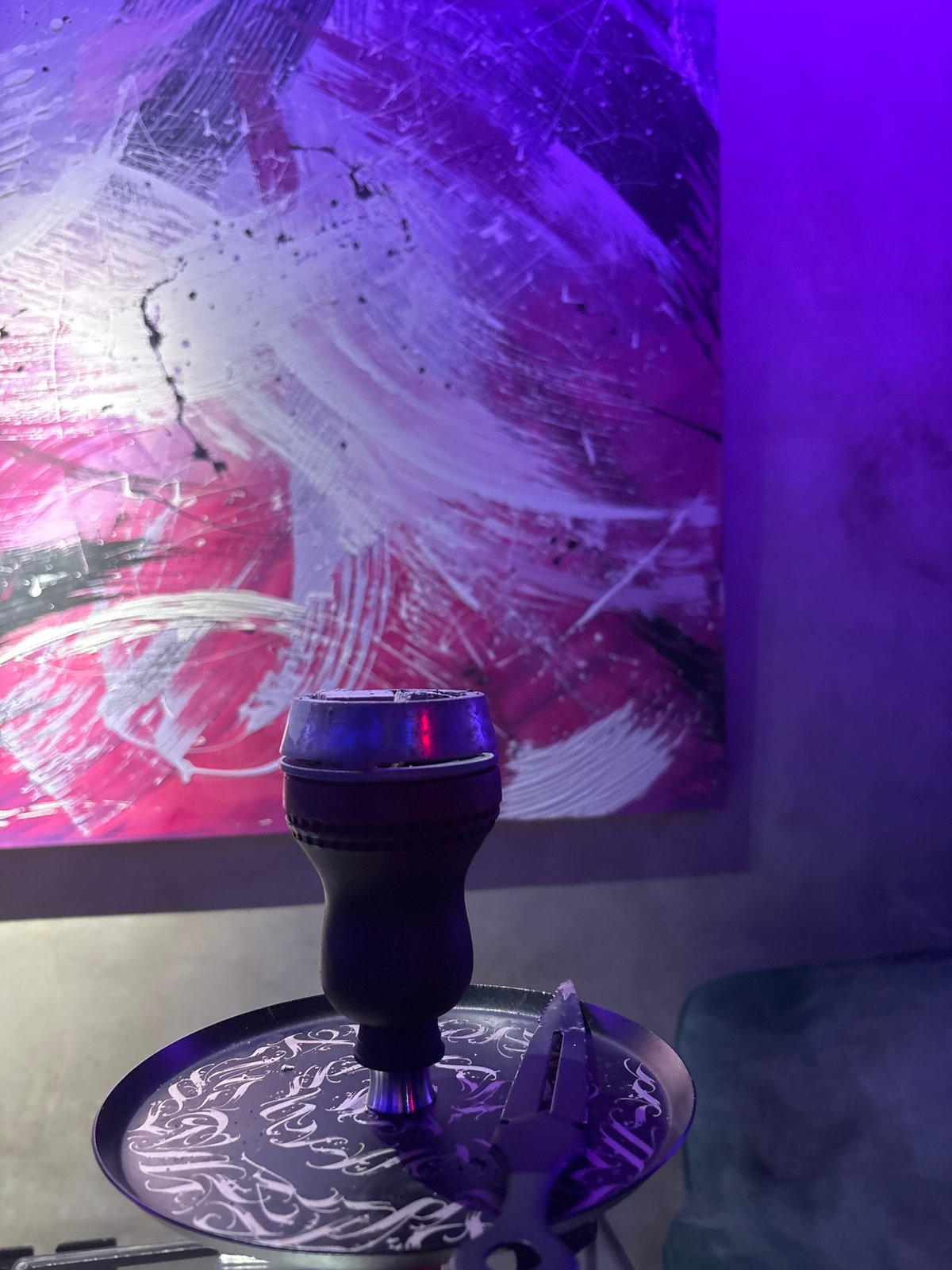 Evening hookah lounge visit documented in Kuta Selatan, Indonesia