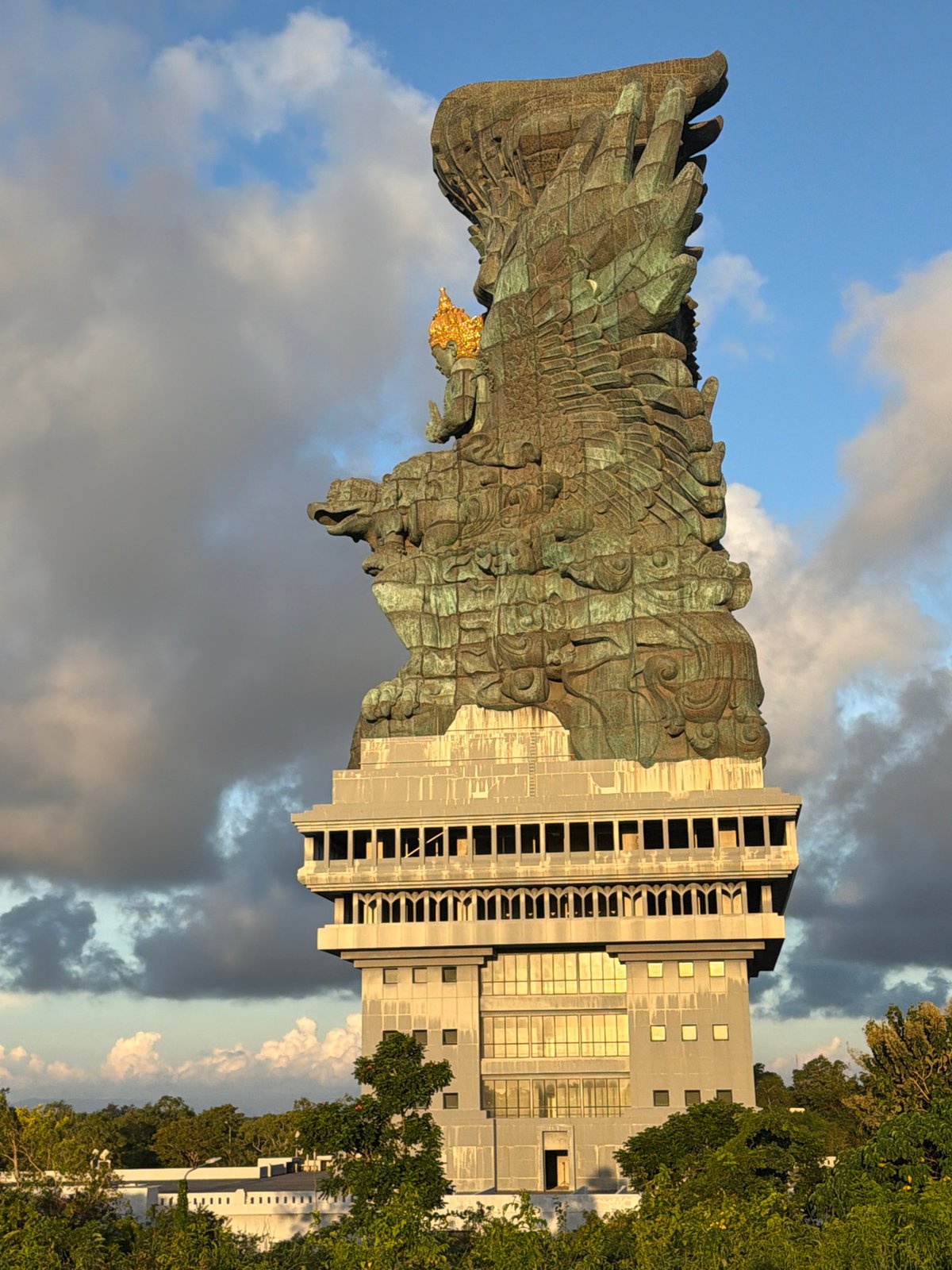 Garuda Wisnu Kencana statue observed in Ungasan, Indonesia