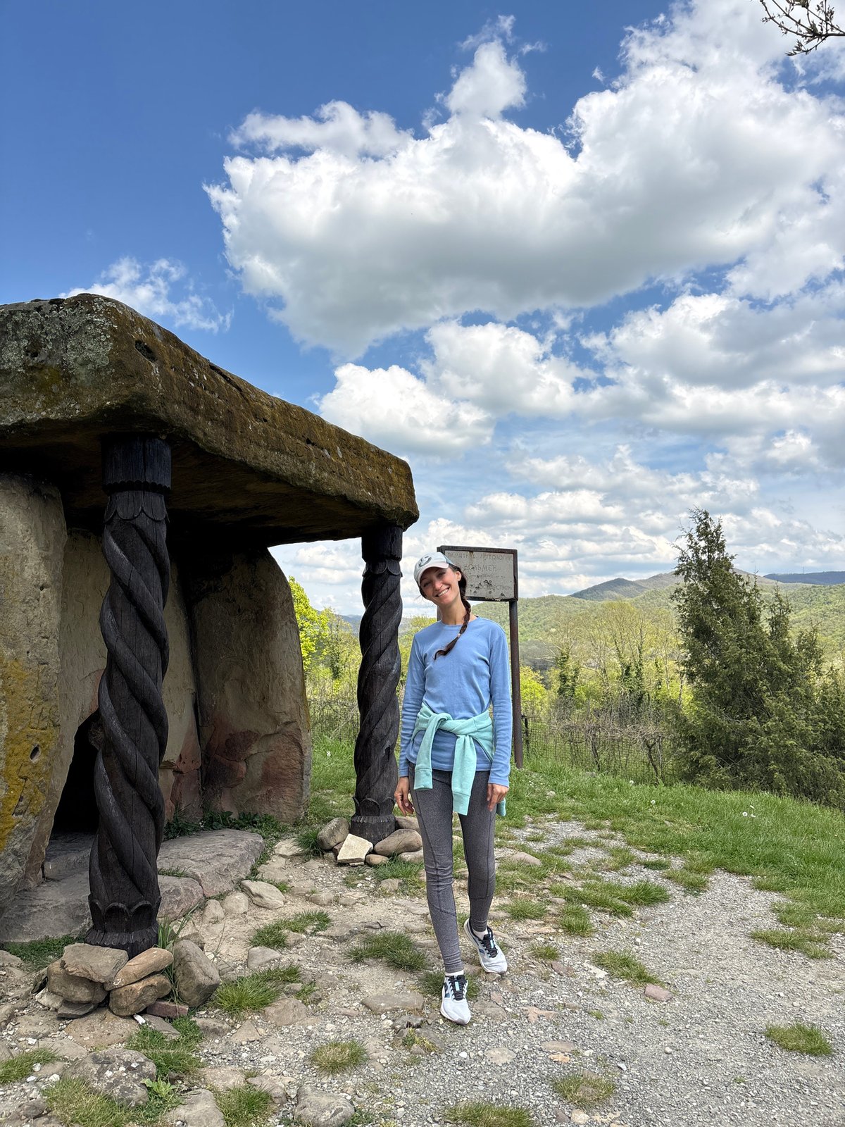 Visitors explore Russian park with ancient stones, wildlife encounters