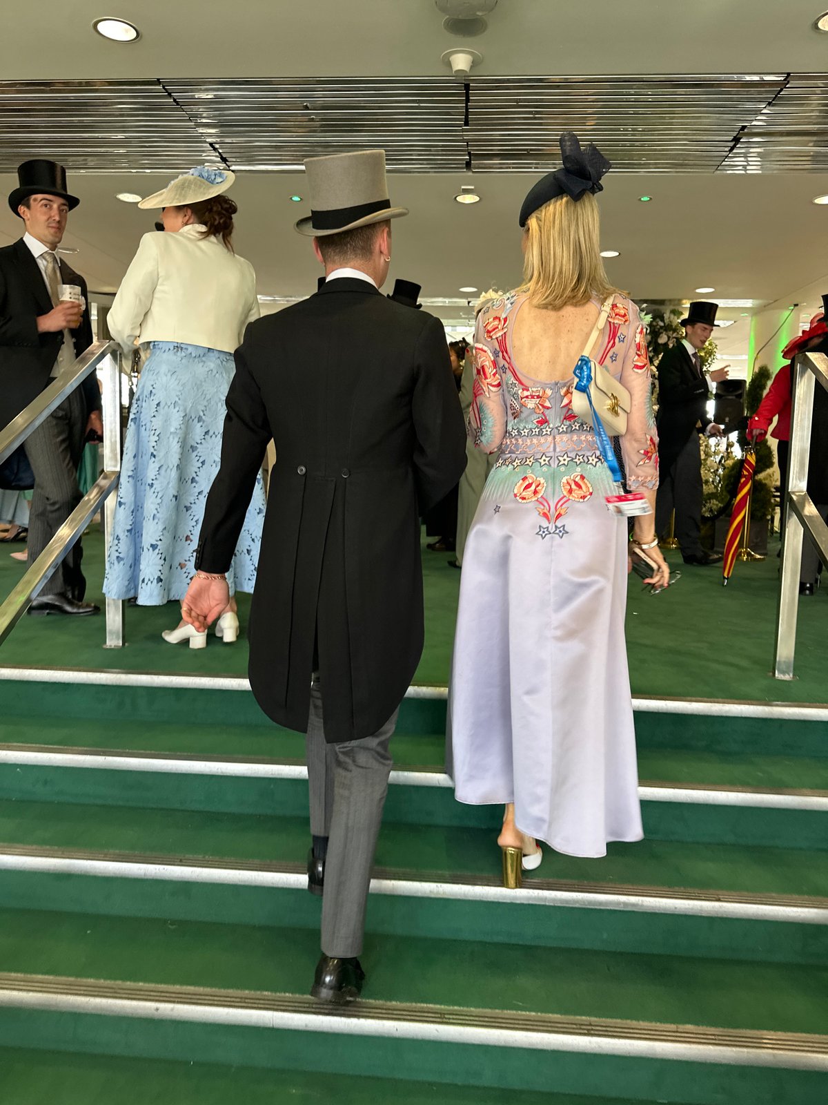 Formal event and police patrol documented in Epsom