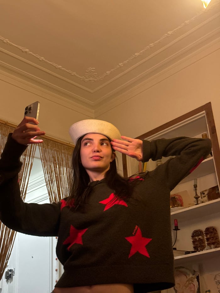 Intimate evening moments captured in Parisian apartment