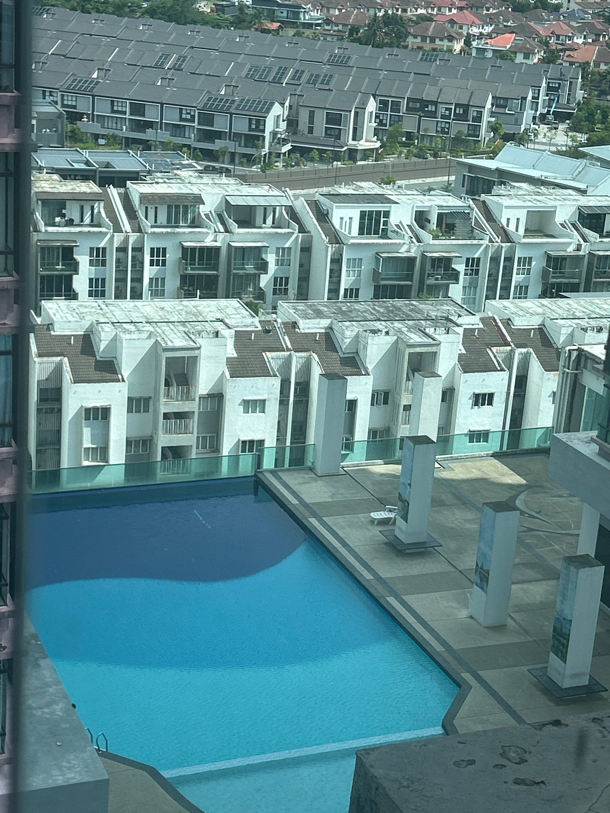 Aerial view captures mixed residential development in Kuala Lumpur