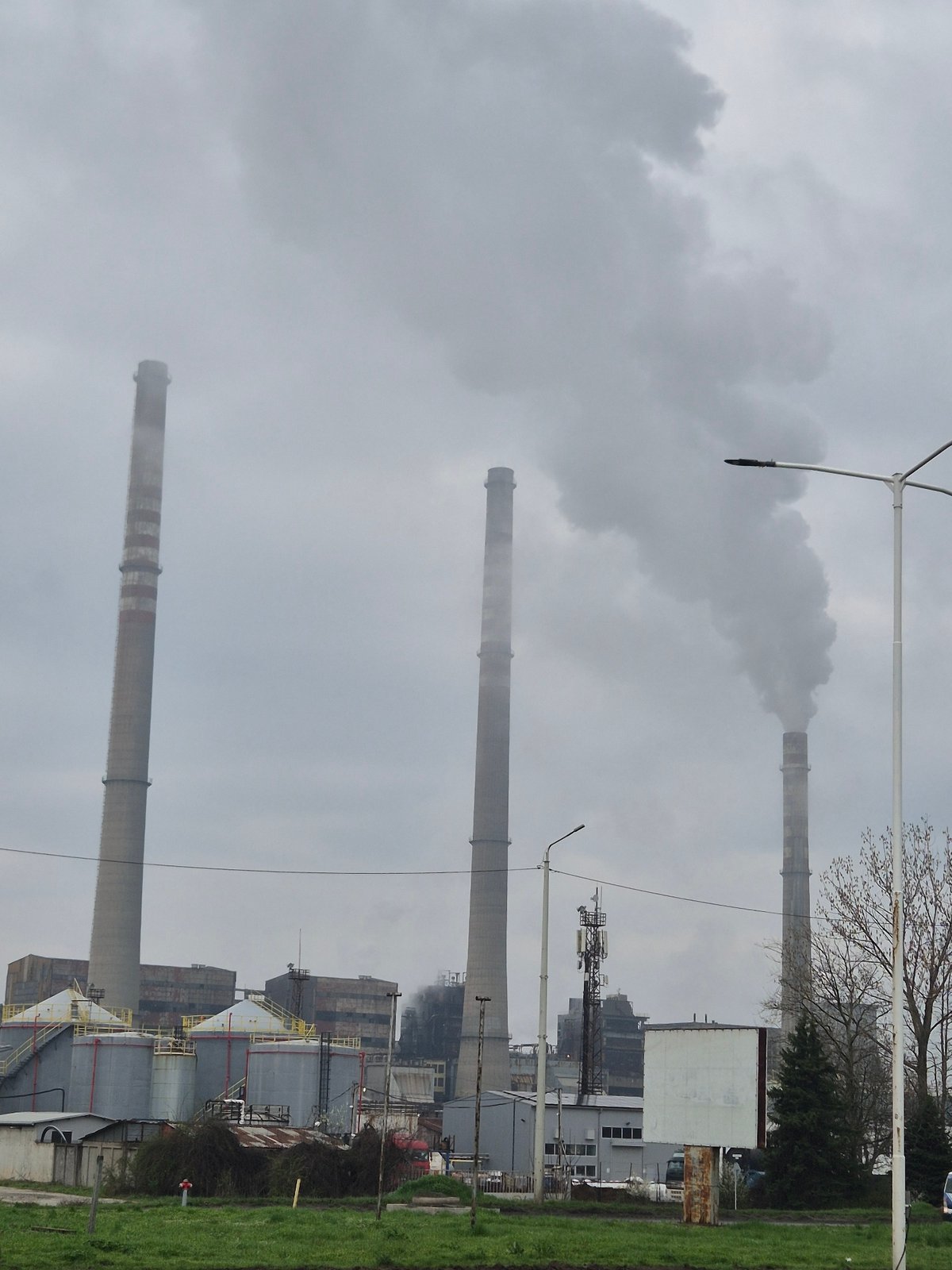 Morning scenes documented across industrial Ruse, Bulgaria