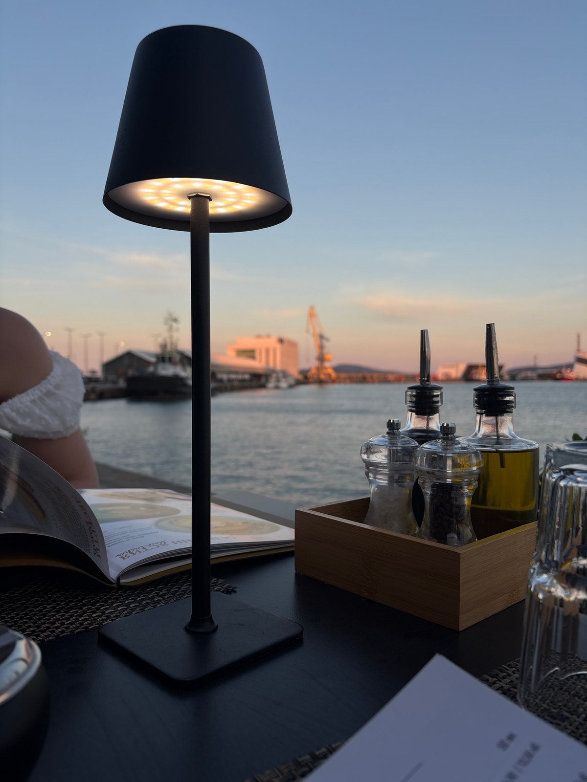 Sunset dinner and luxury cars along the Burgas waterfront