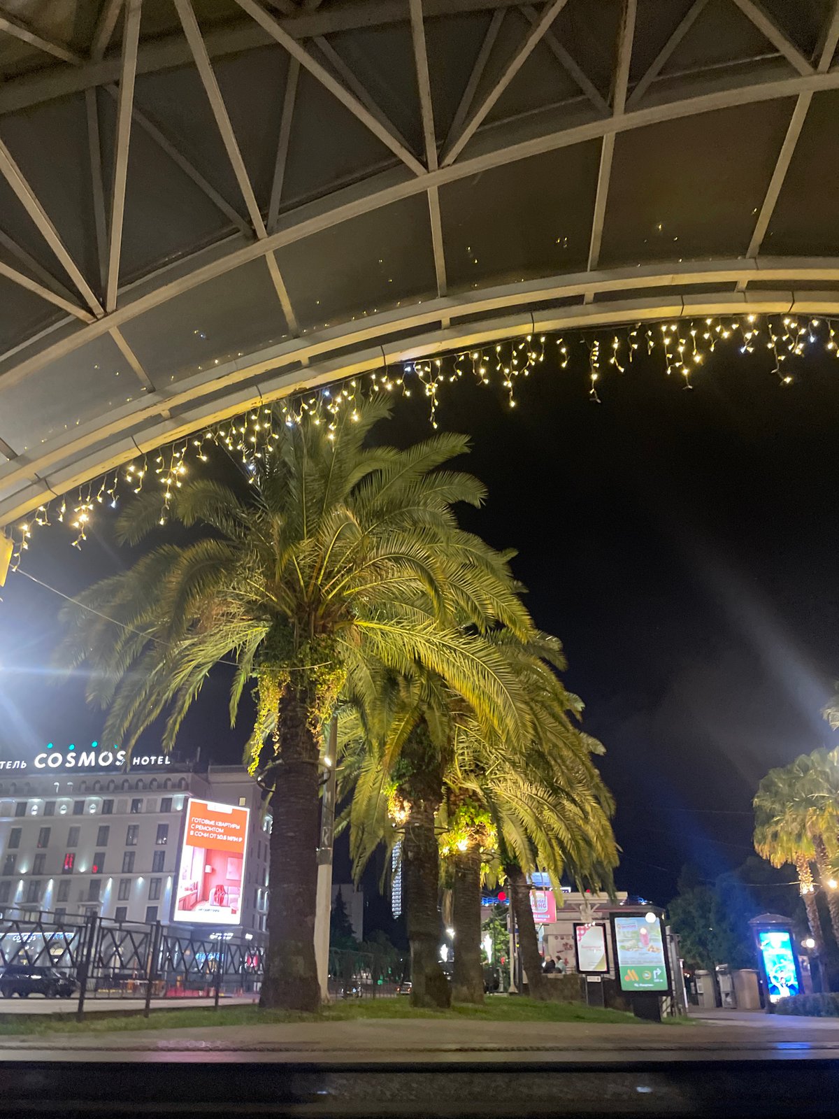 Nighttime tour captures iconic Sochi landmarks and architecture