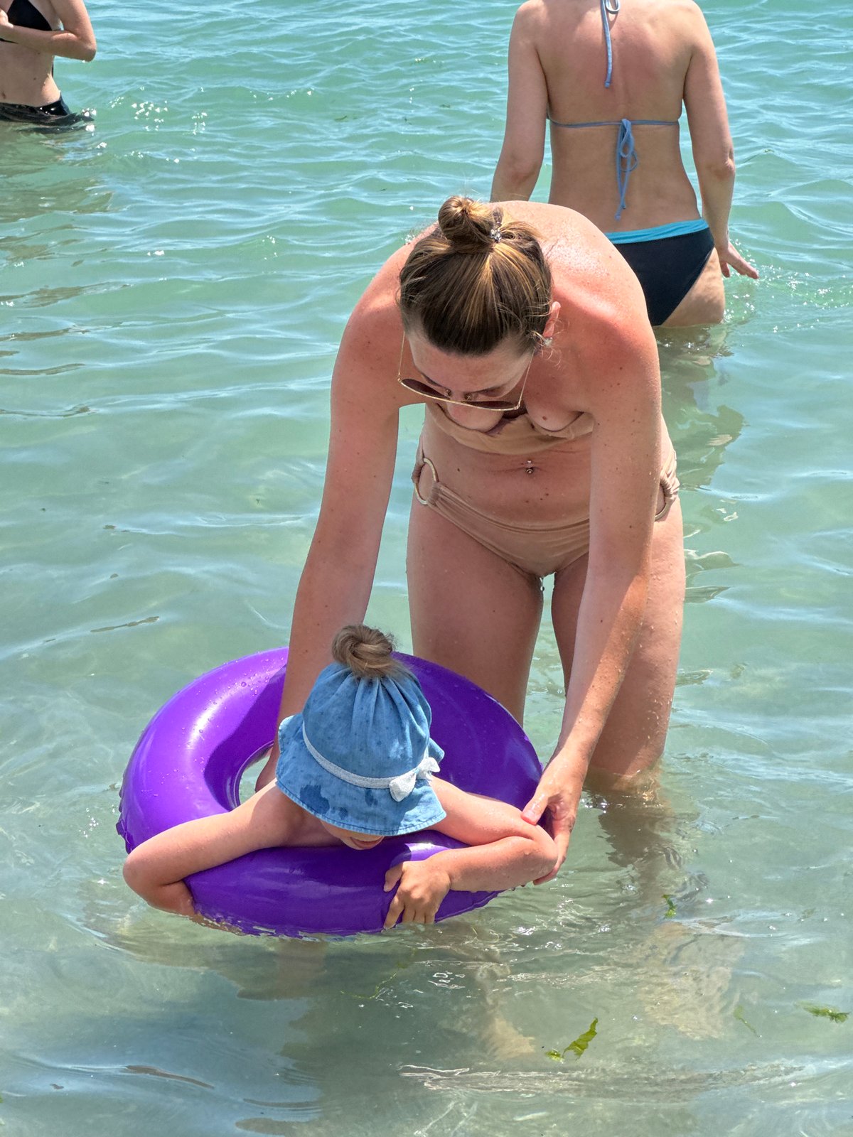 Summer beach day in full swing at Odesa's Black Sea coast