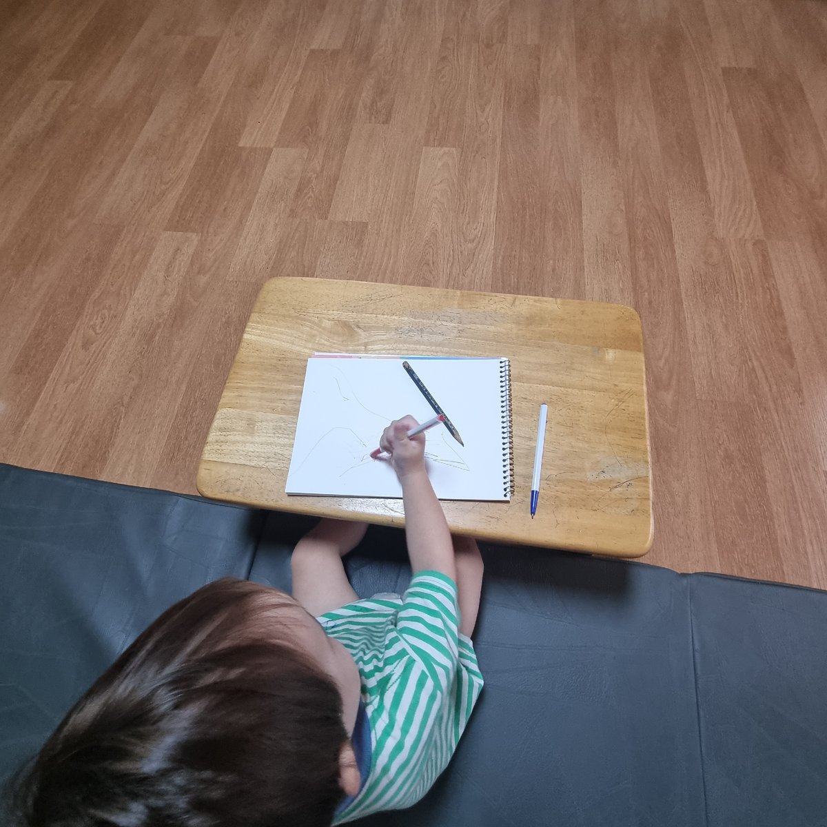 Lazy morning at home with a toddler in Dunnae-myeon
