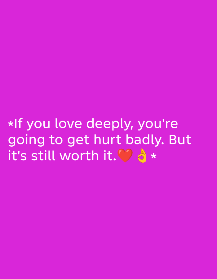Emotional quote cards on colorful backgrounds, themes of loss and resilience