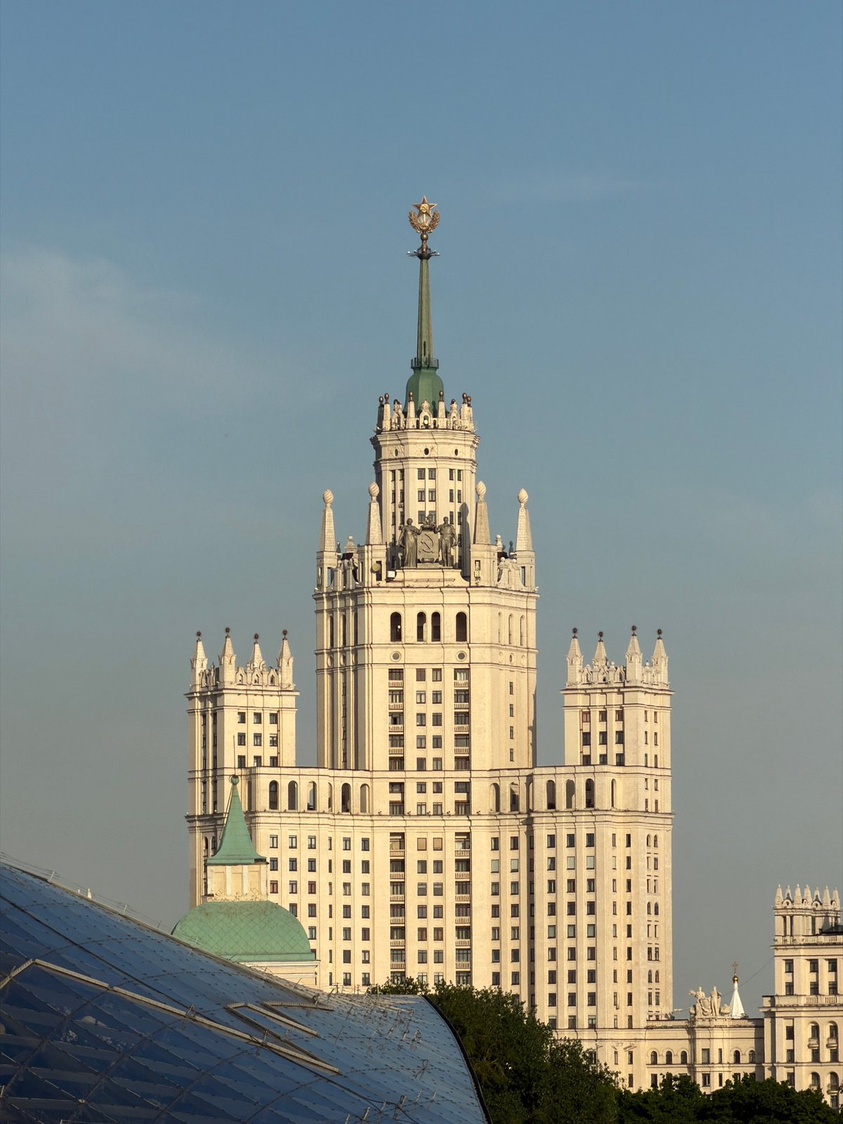 Moscow's Ministry of Foreign Affairs building photographed Tuesday afternoon