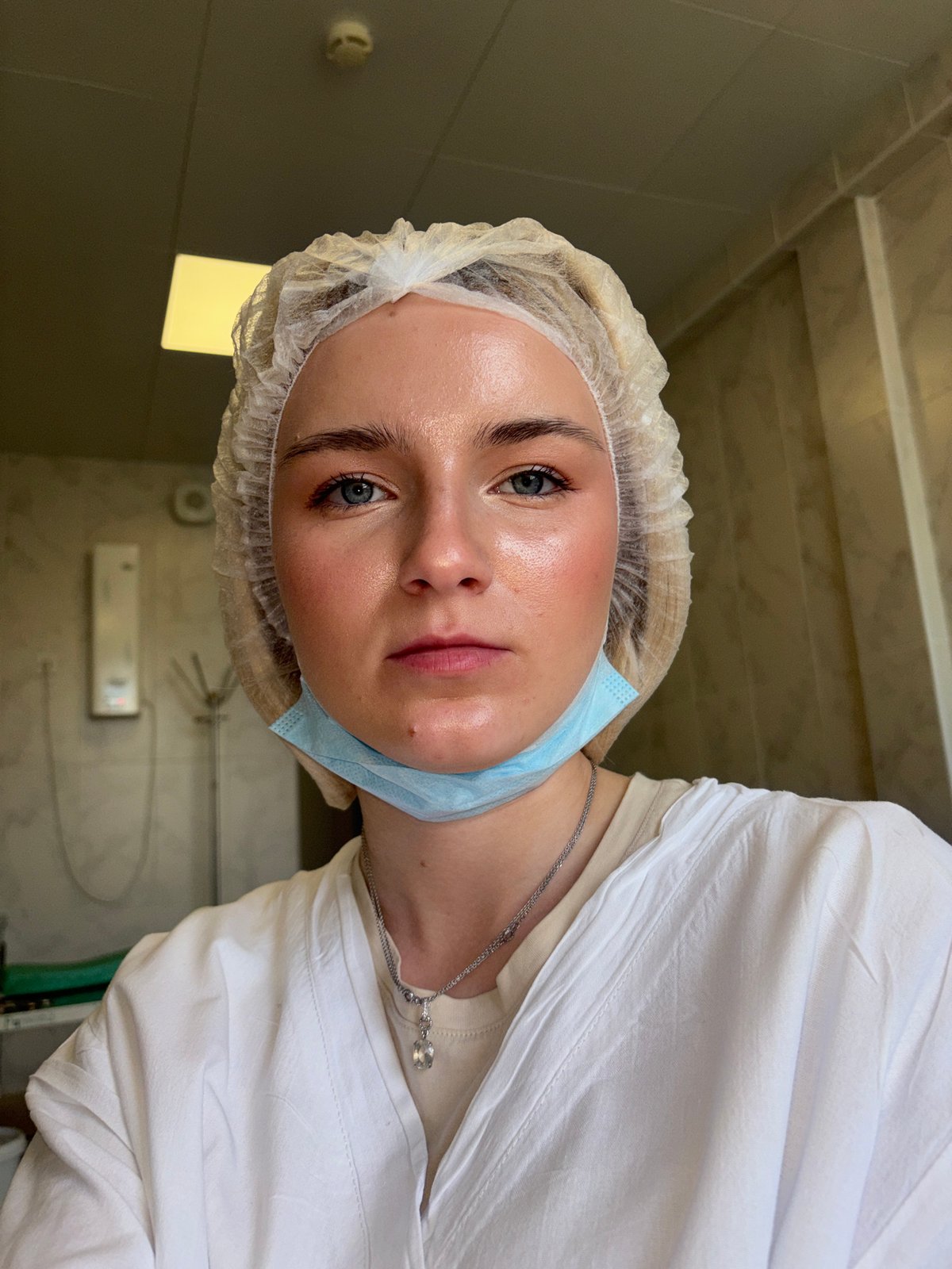 Medical worker portraits captured in Lednevo, Russia