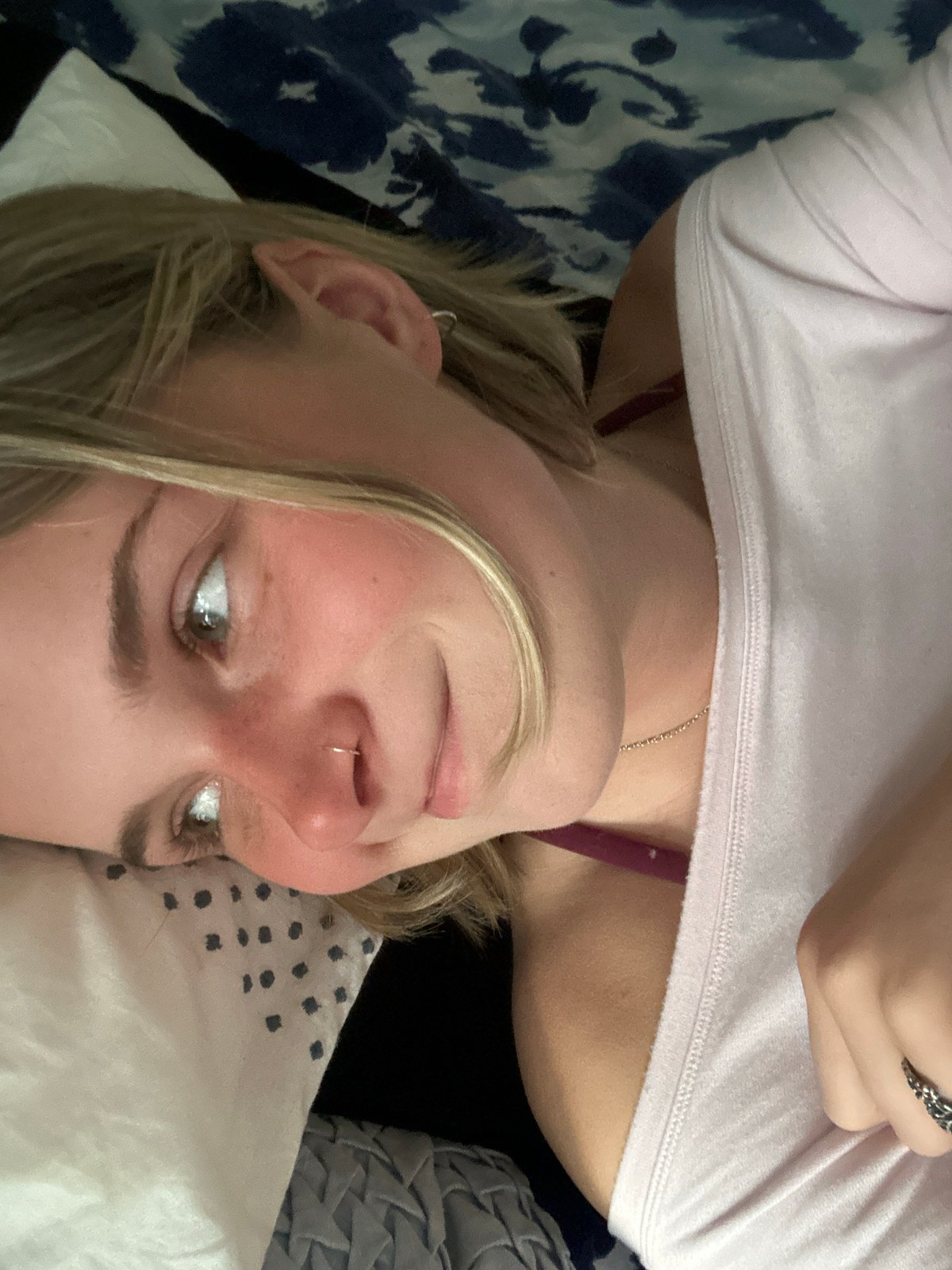 Woman resting on bed observed in Whistler residence