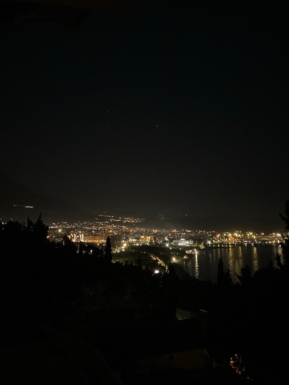 Evening coastal views captured in Šušanj, Montenegro