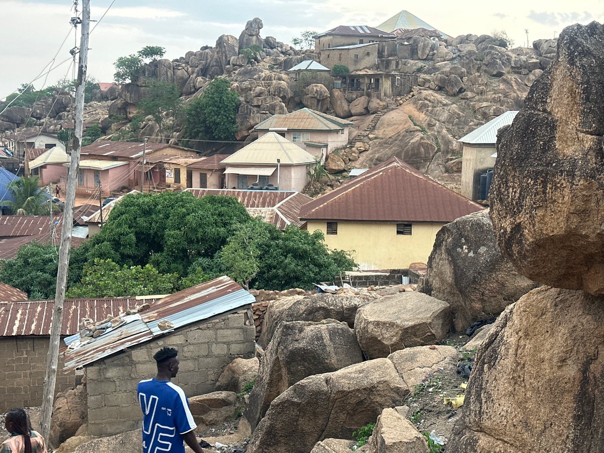 Rocky residential neighborhoods documented in Jos, Nigeria