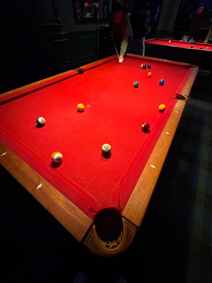 Early morning crowd gathers at LA pool hall