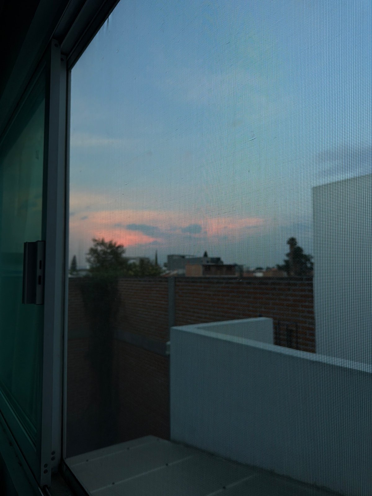 Residential views captured in Cholula, Mexico early morning hours