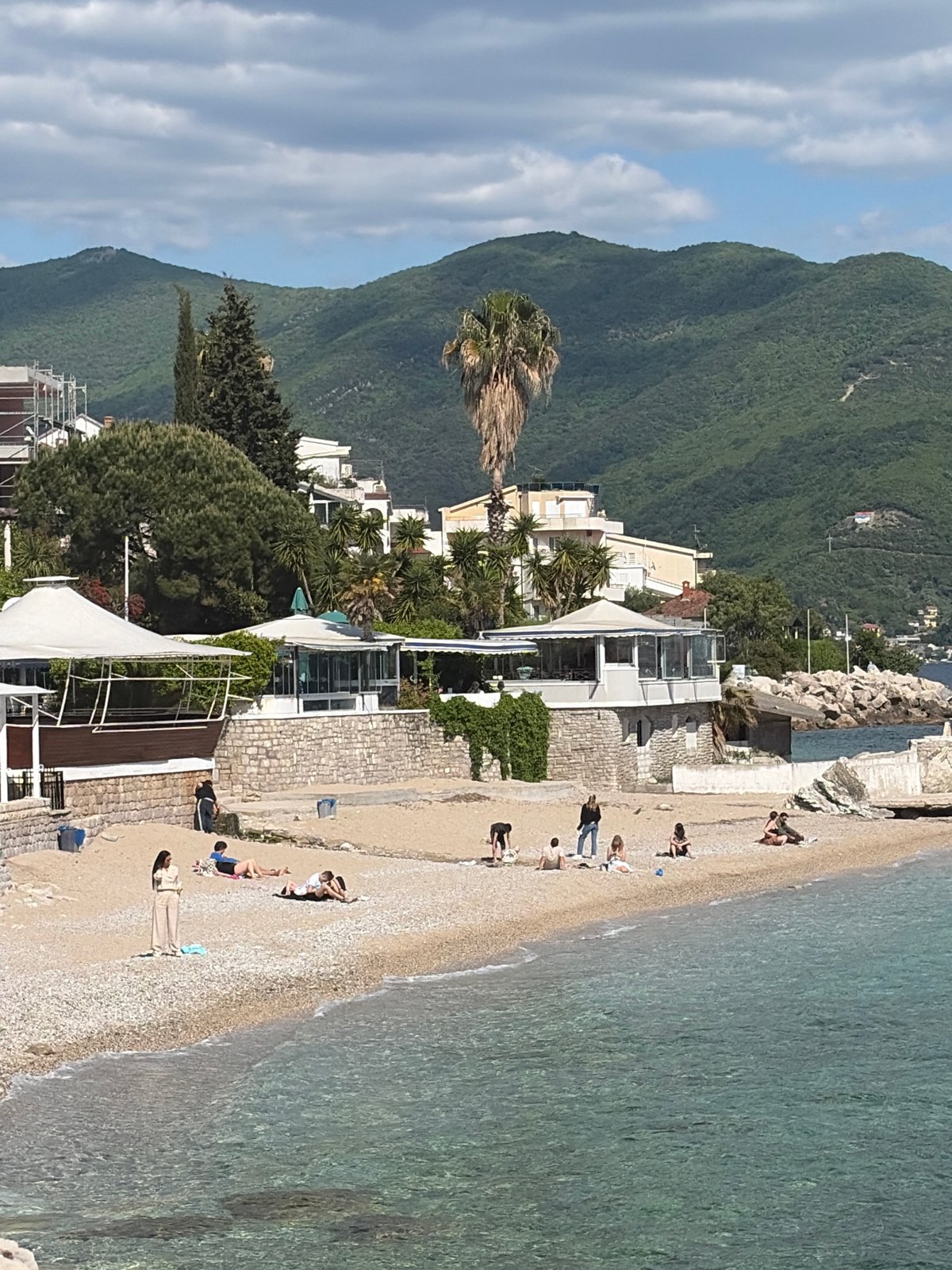 Coastal scenes and emergency vehicle documented in Herceg Novi