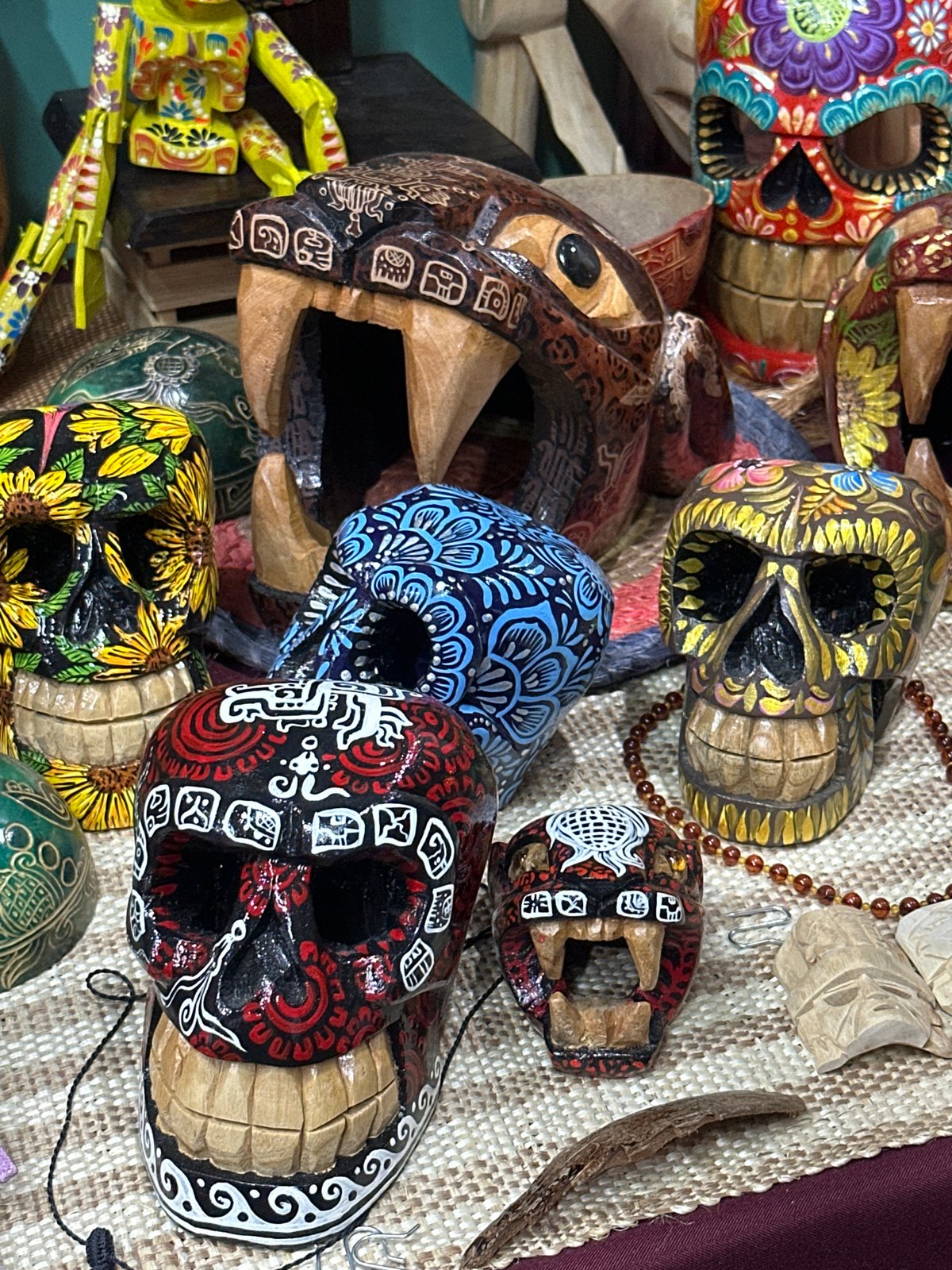 Traditional Mexican folk art and crafts observed in Mexico City