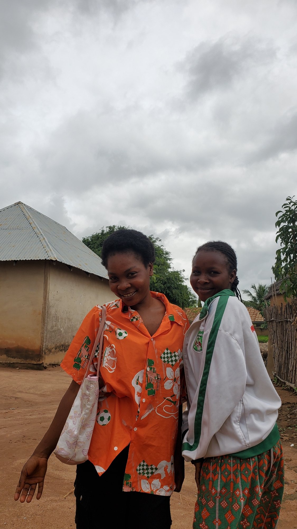 Quick outdoor portrait session near a house in Jalingo, Nigeria.