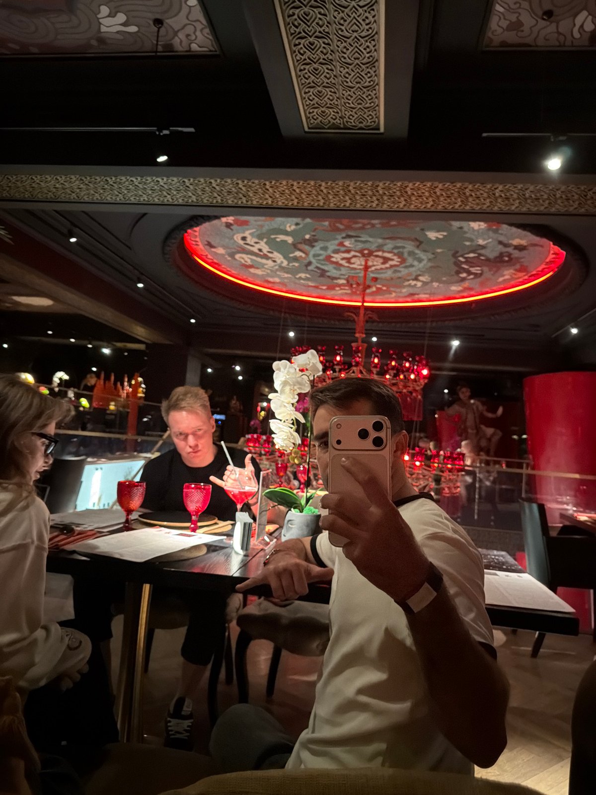 Moscow evening scenes captured across restaurants and illuminated university