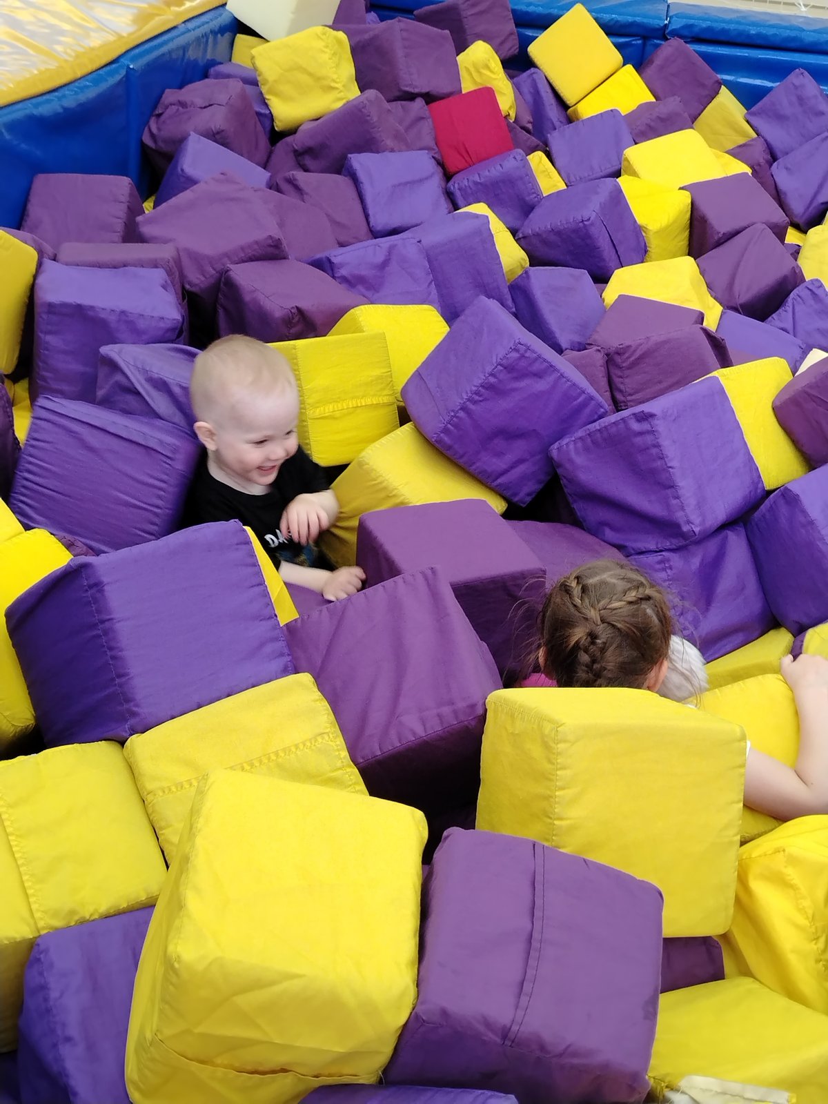 Families enjoy indoor play facilities in Chaikovsky, Russia